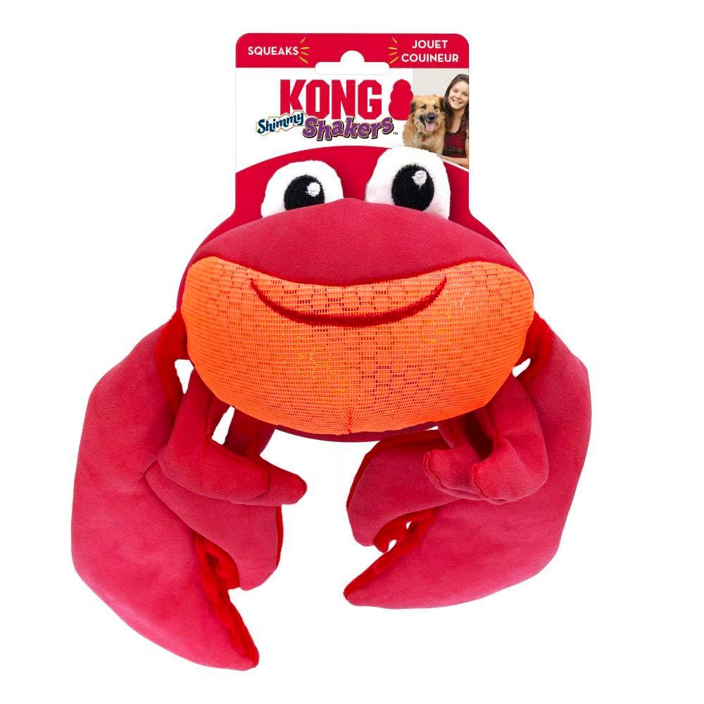 Kong Shakers Shimmy Dog Toy (Crab)