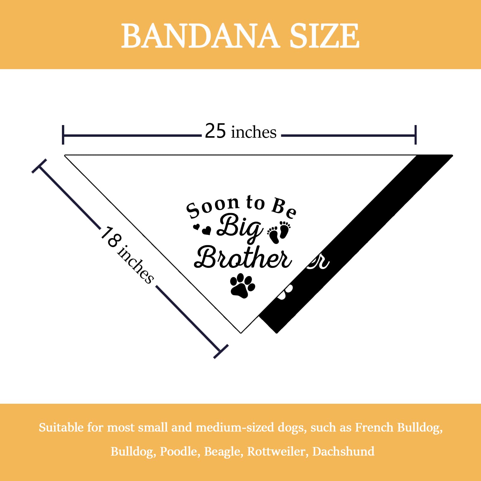 2 Pack Soon To Be Big Brother Dog Bandana Baby Announcement Dog Bandana Pet Dog Pregnancy Announcement Gender Reveal Photo Prop