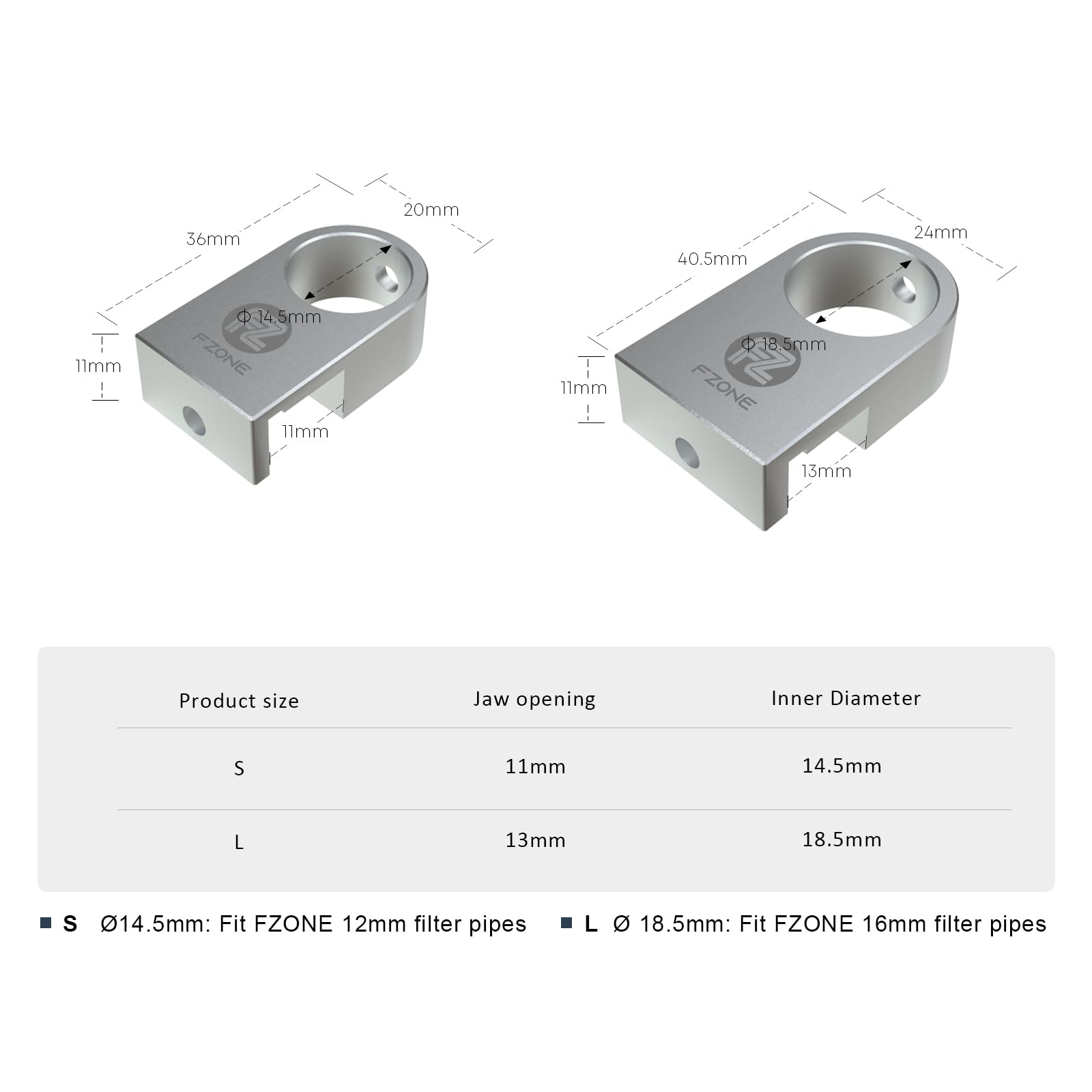 Fzone Mini Aquarium Fixing Clamp, Aluminum Alloy Holder For Rimless Aquariums Fasten Water Pipes With Anti-Overflow Card Slot Fo