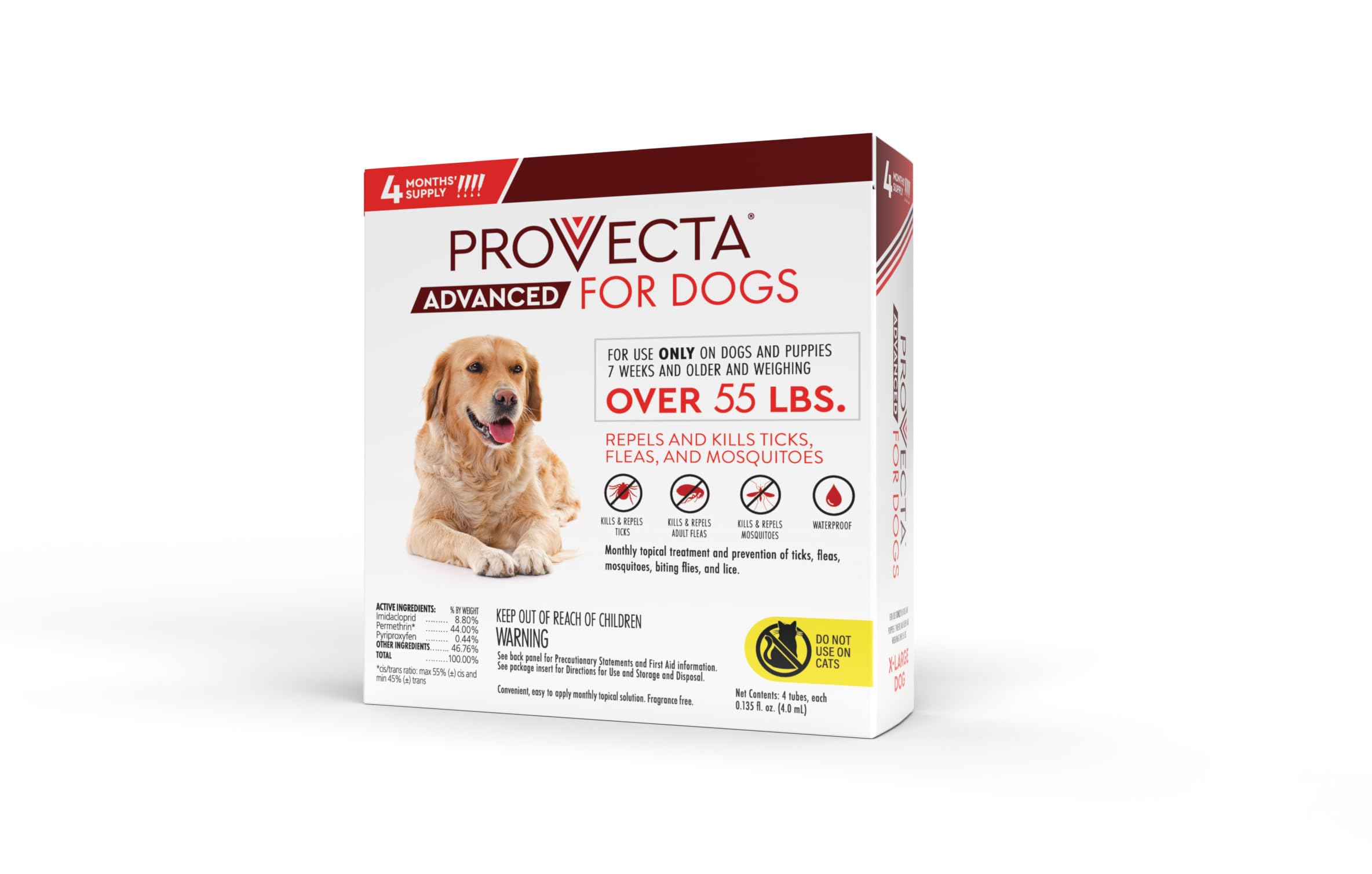 Provecta Advanced for Dogs (XL) Over 55 lbs - 4 Mos/Box