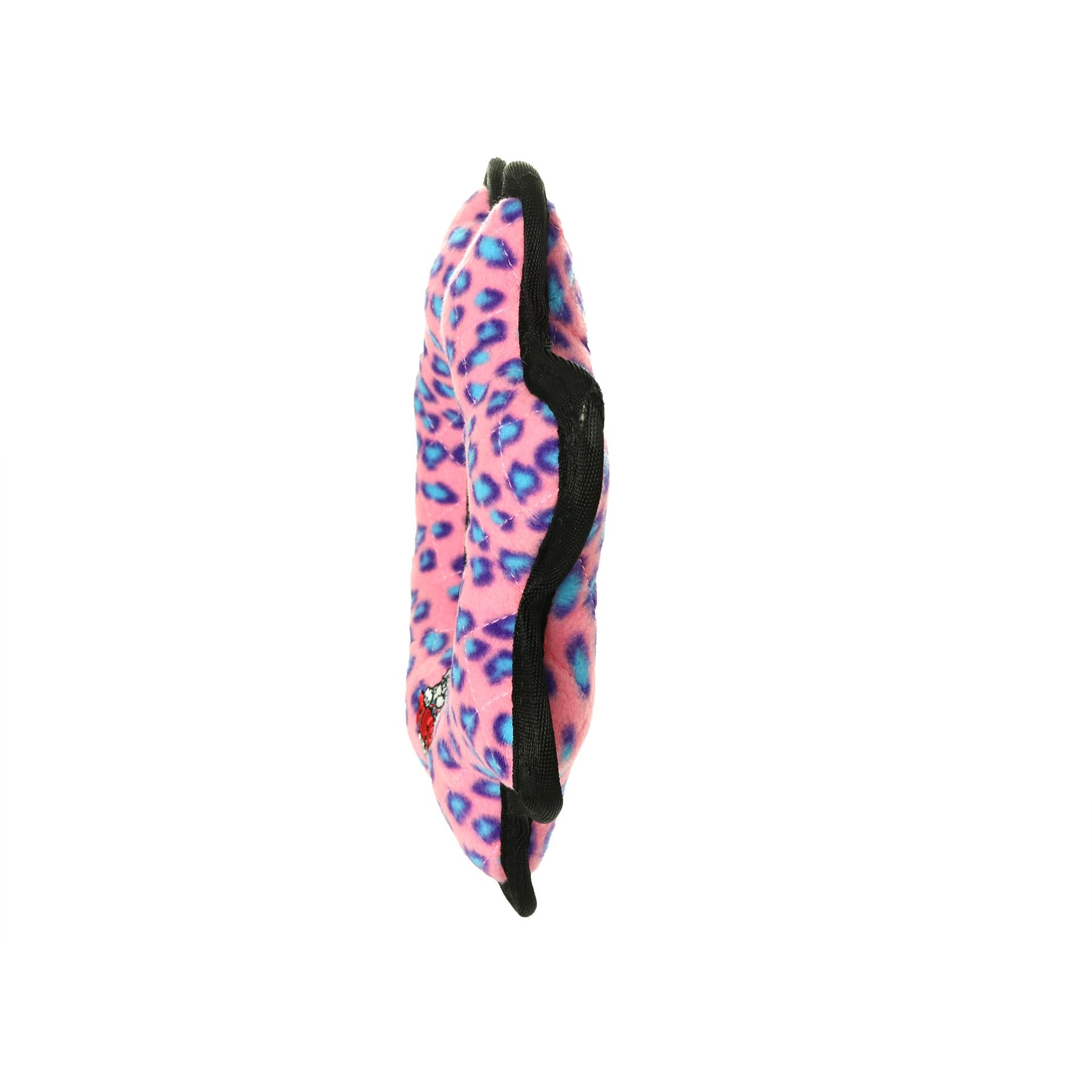Tuffy- World'S Tuffest Soft Dog Toy- Ultimate Gear Ring Pink Leopard- Squeakers - Multiple Layers. Made Durable, Strong & Tough.