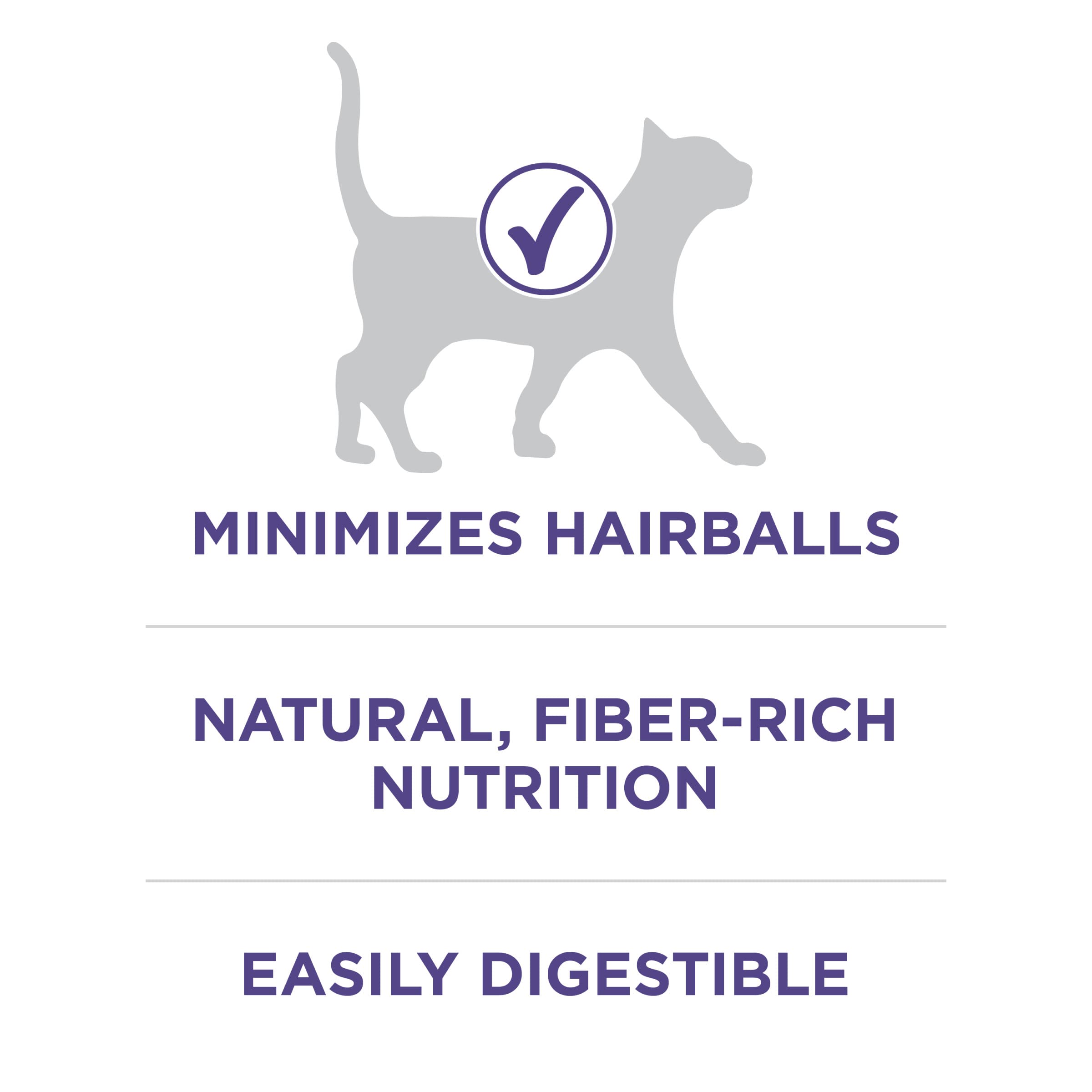 Purina ONE Natural Cat Food for Hairball Control, +PLUS Hairball Formula - 3.5 lb. Bag