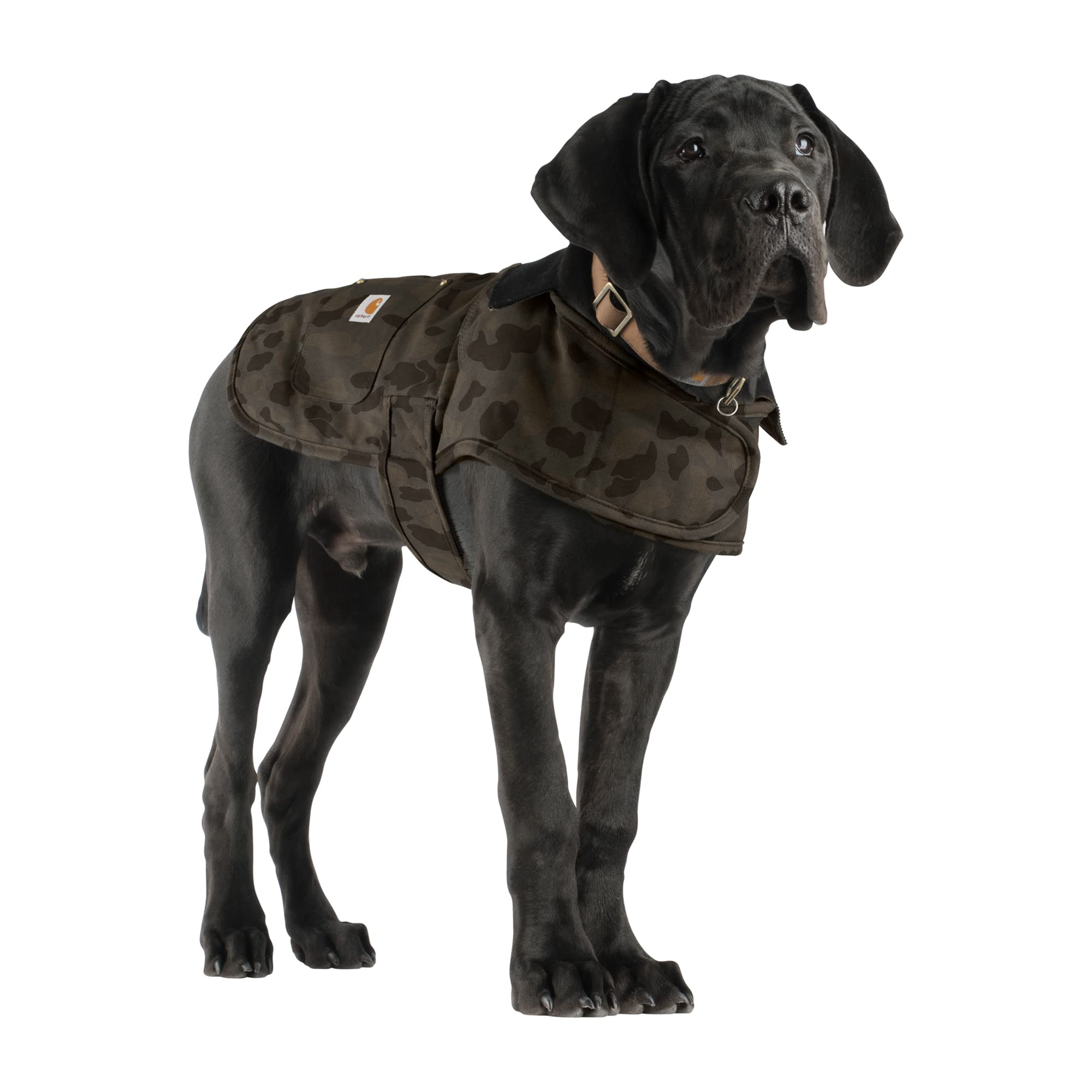 Carhartt Firm Duck Insulated Dog Chore Coat, Duck Camo Tarmac, X-Large