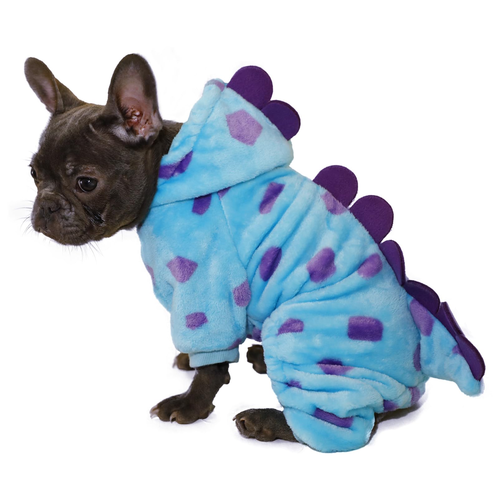 Dinosaur Costume For Small Dogs And Cats, Dog Hoodies Cold Weather Coat,Dog Pajamas For Christmas Halloween