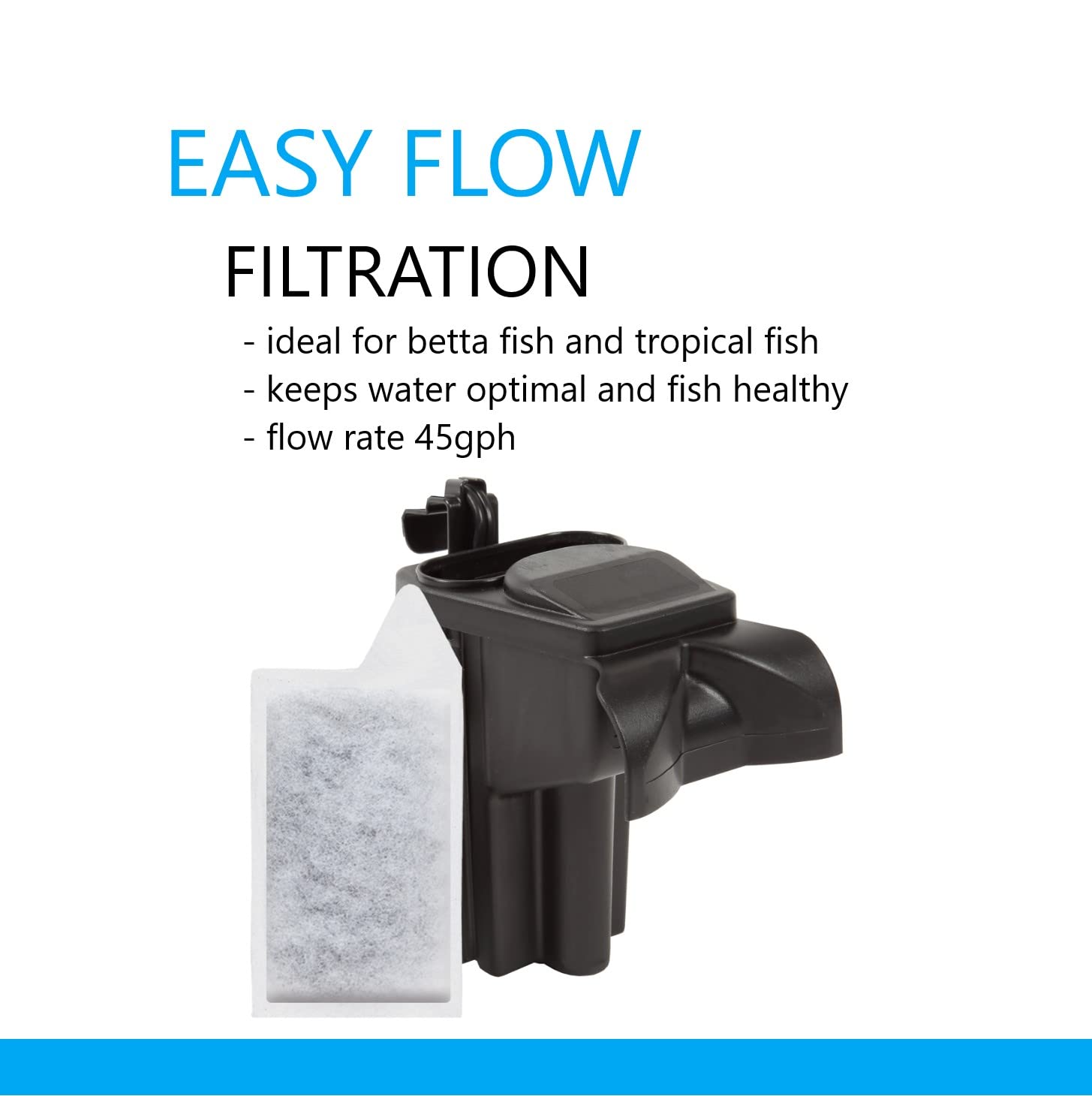 Koller Products Plastic 6-Gallon Aquaview 360 Aquarium Kit For Tropical Fish, Betta Fish With Led Lighting And Power Filter Clear