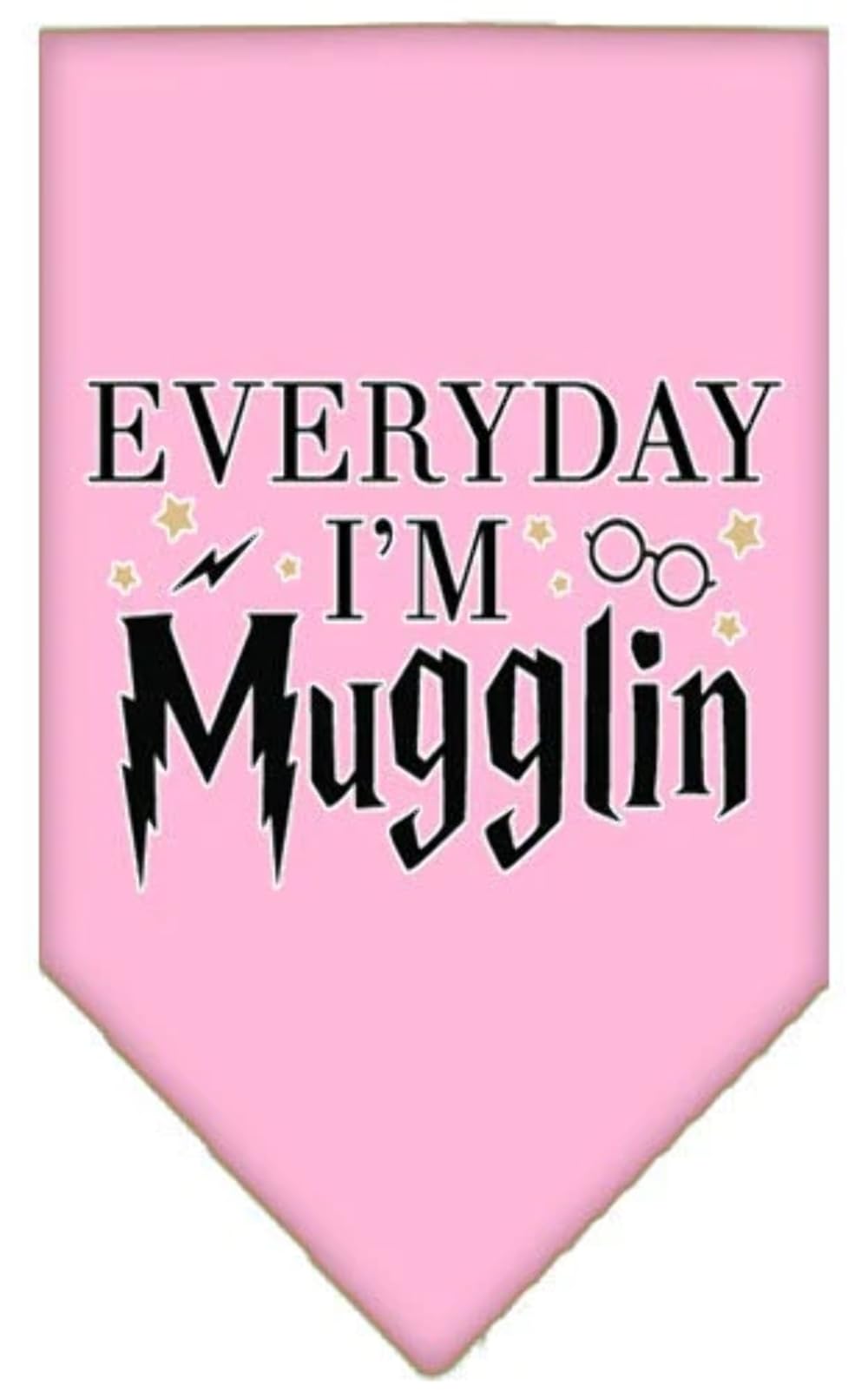 Mirage Pet Product Everyday I'm Mugglin Screen Print Bandana Emerald Green Small