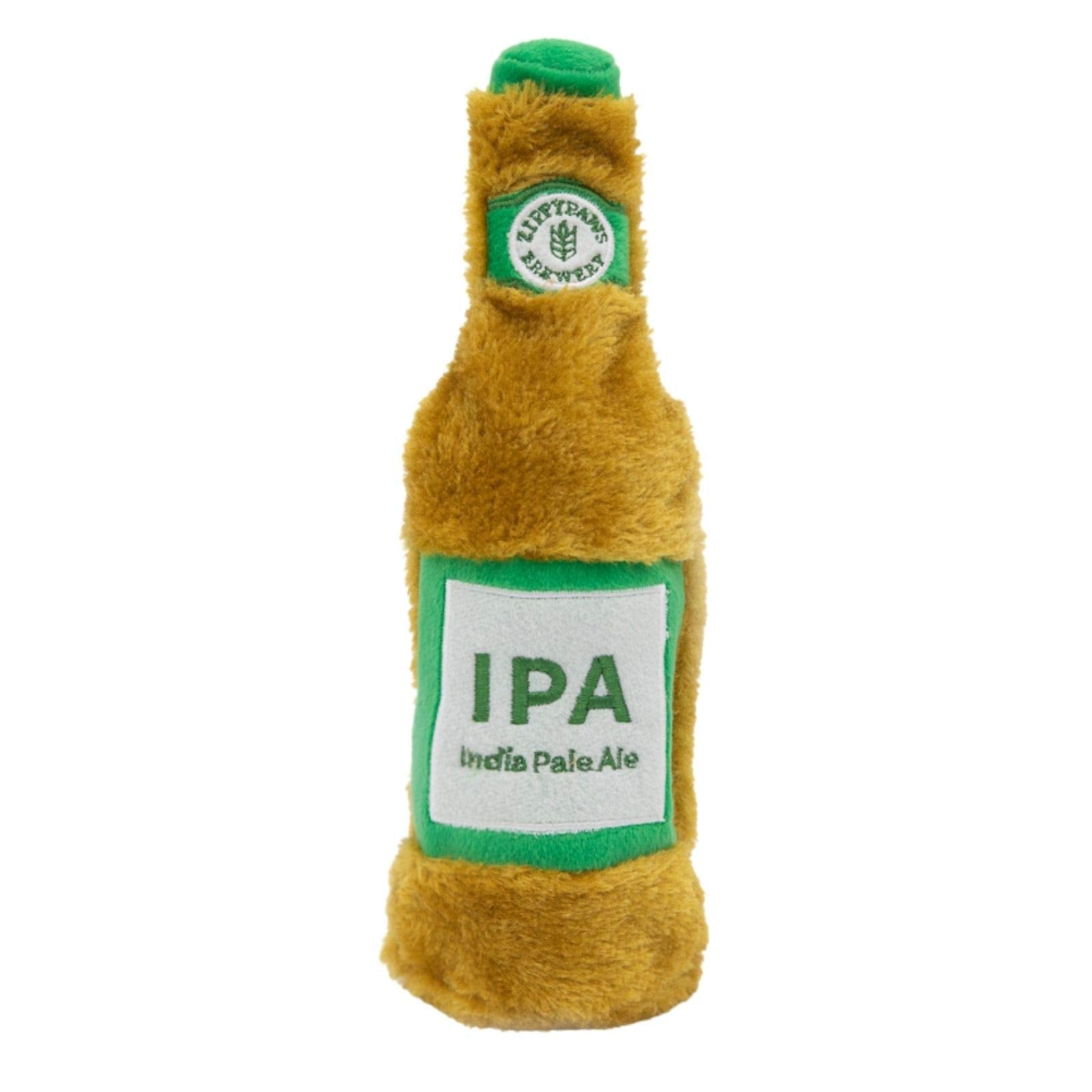 Zippypaws Happy Hour Crusherz - Zippy Paws Dog Toy For Large And Small Dogs, Crinkle Dog Toy With No Stuffing, Squeaky Dog Toy Pack Of 1, Ipa Beer