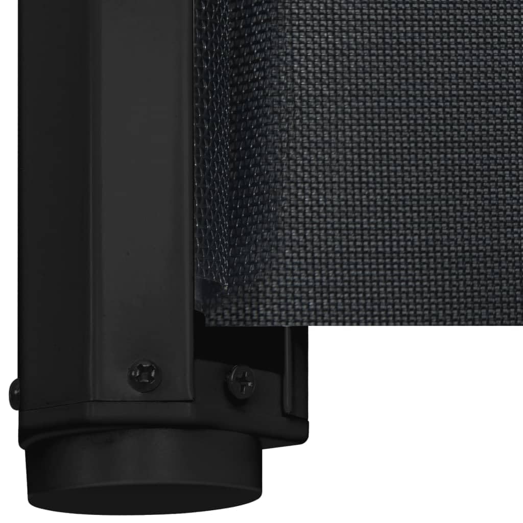 vidaXL - Retractable Pet Gate Dog Barrier Fence - Kitchen/Bedroom/Stair - Black - 32.5 x 49.2 inches, Durable Polyester & Metal