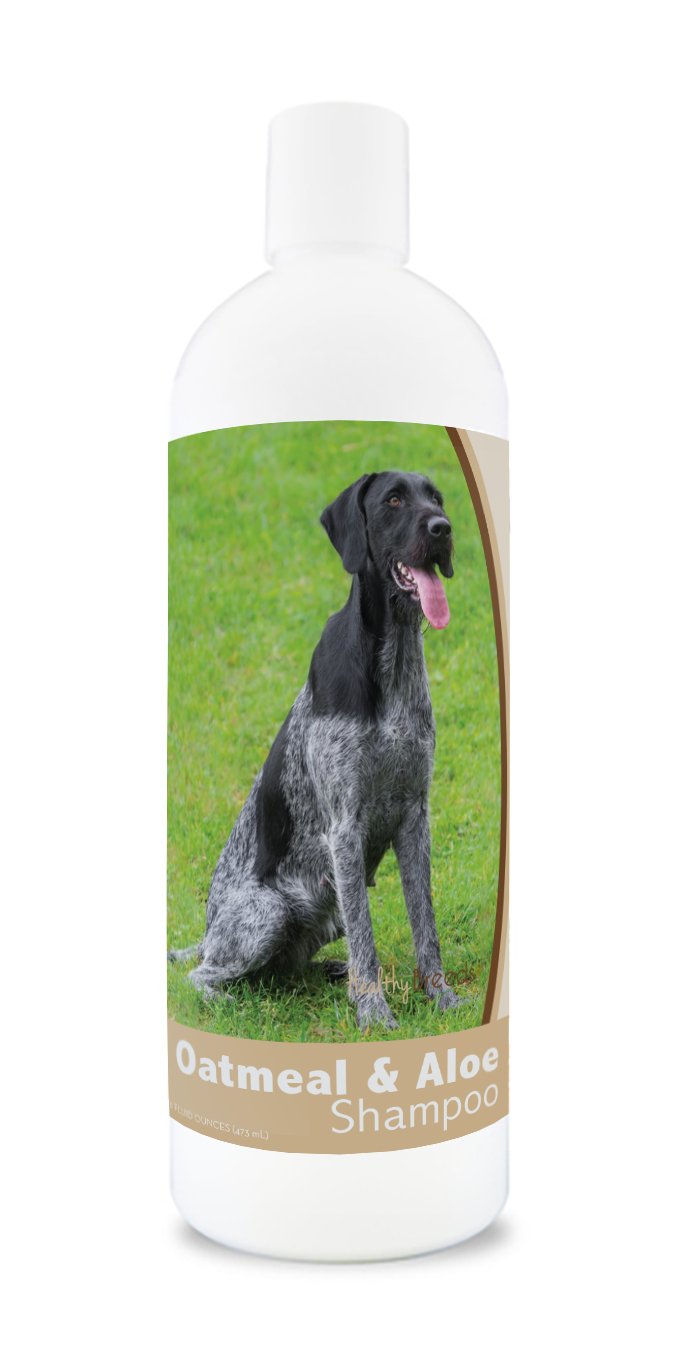 Healthy Breeds German Wirehaired Pointer Oatmeal Shampoo With Aloe 16 Oz