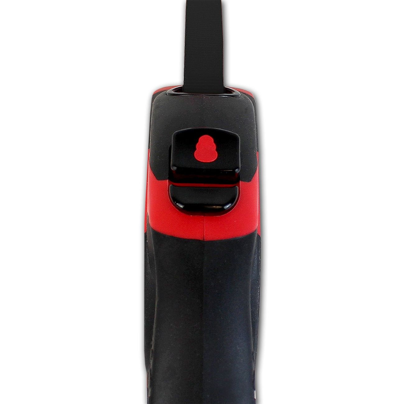 Alcott Kong Terrain Retractable Dog Leash, Medium, Black, 16' Long