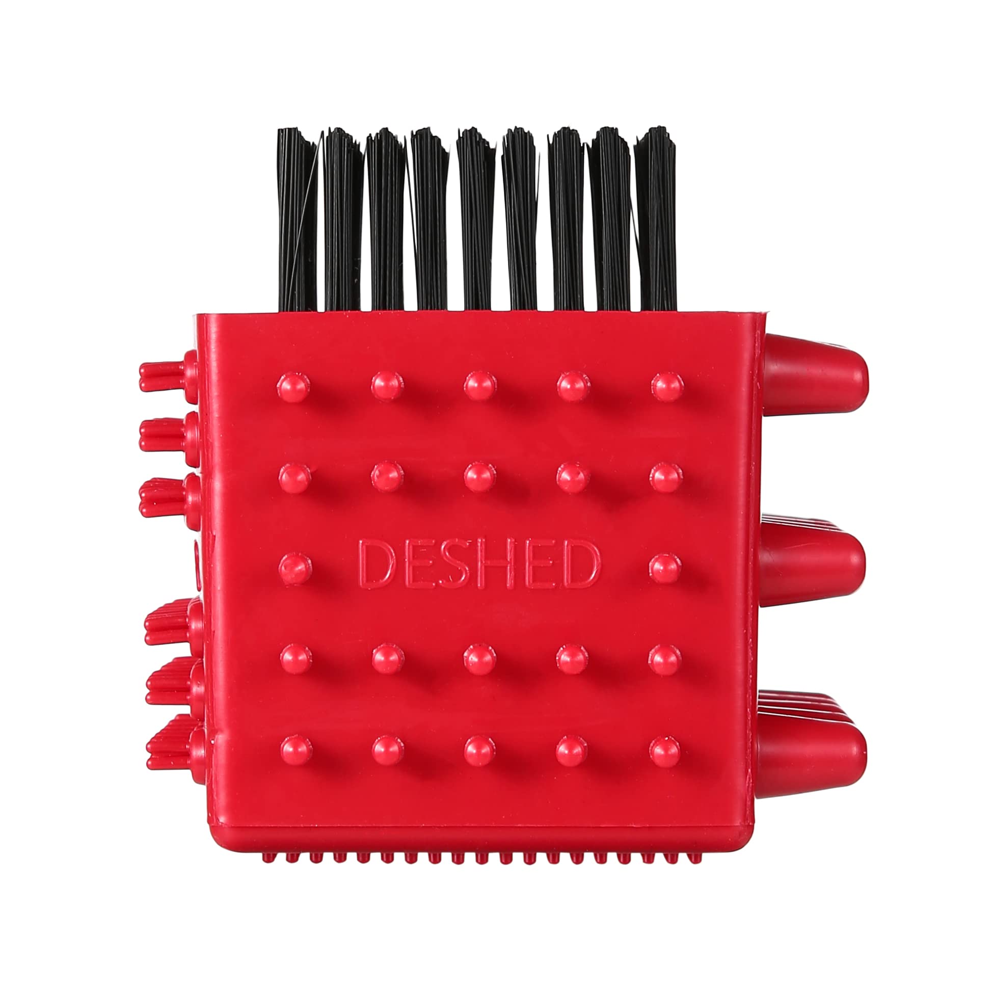 Chi For Pets Multi-Function Grooming Cube: 5-Sided Brush With Removable Bristles, Massage Tool, Paw Cleaner For Small Dogs