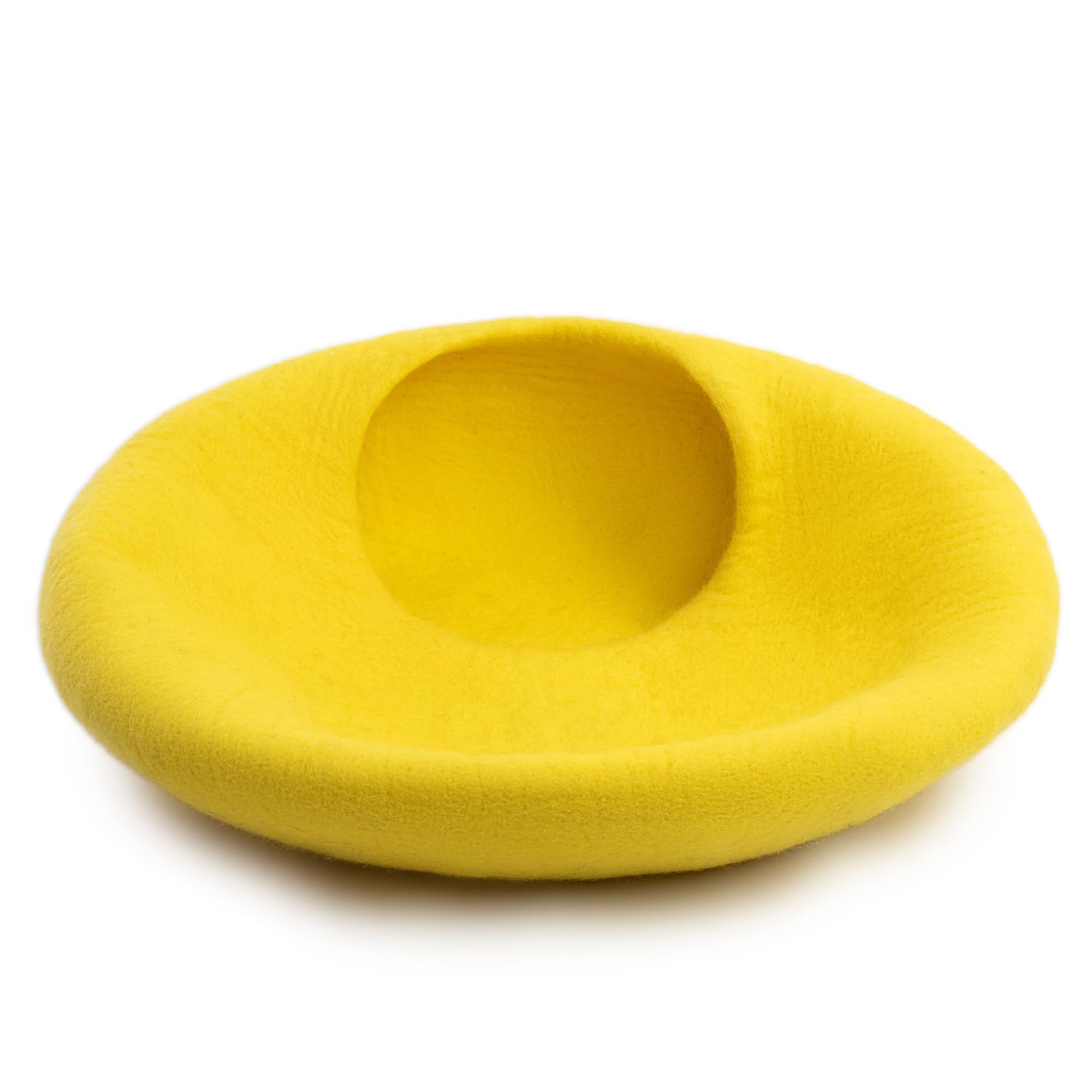 Woolygon Premium Wool Cat Cave Bed - Felt Cat Cave Handmade From 100% Merino Wool, Pet Friendly Felt Cat Bed For Indoor Cats And