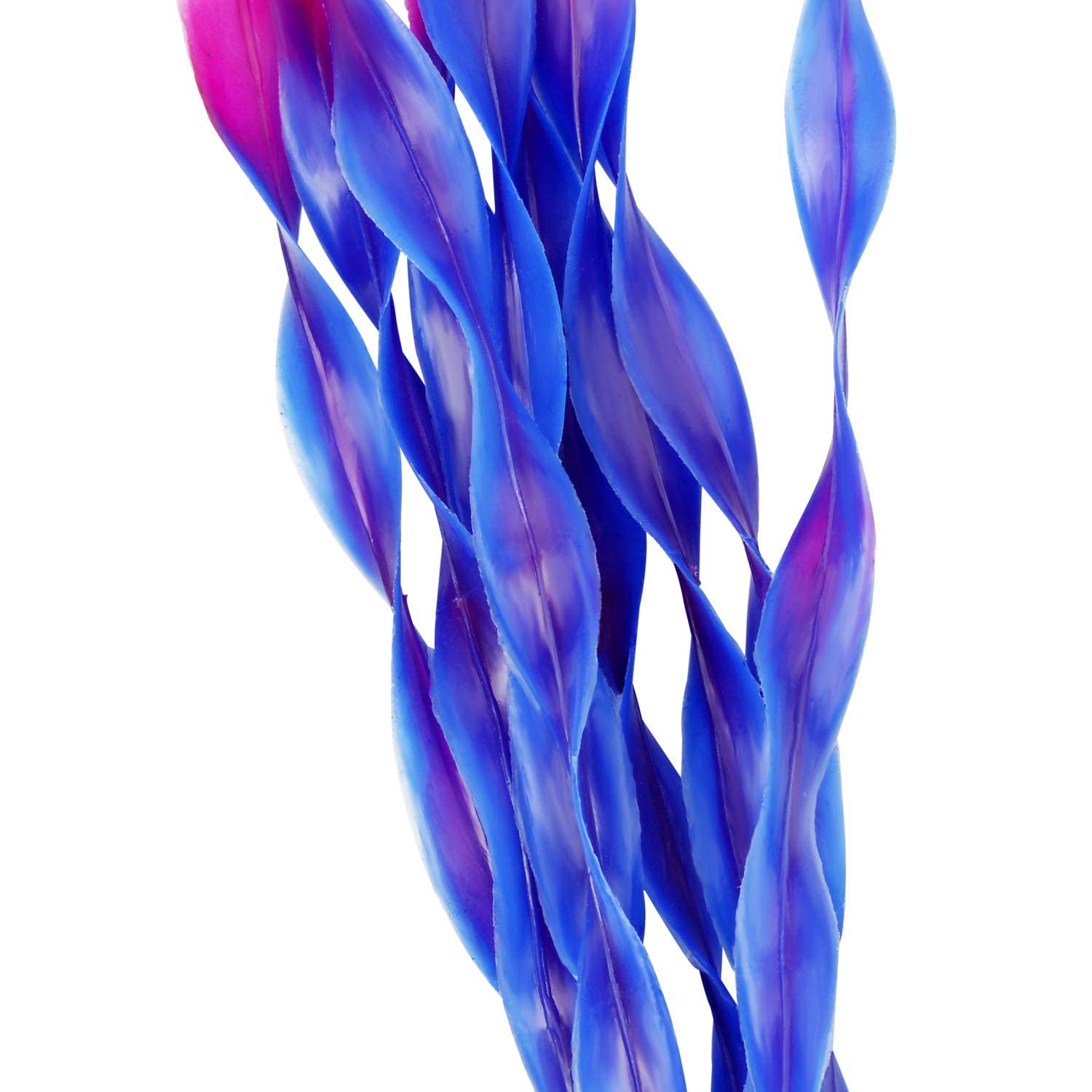 MyLifeUNIT Artificial Seaweed Water Plants for Aquarium, Plastic Fish Tank Plant Decorations 10 PCS (Purple)
