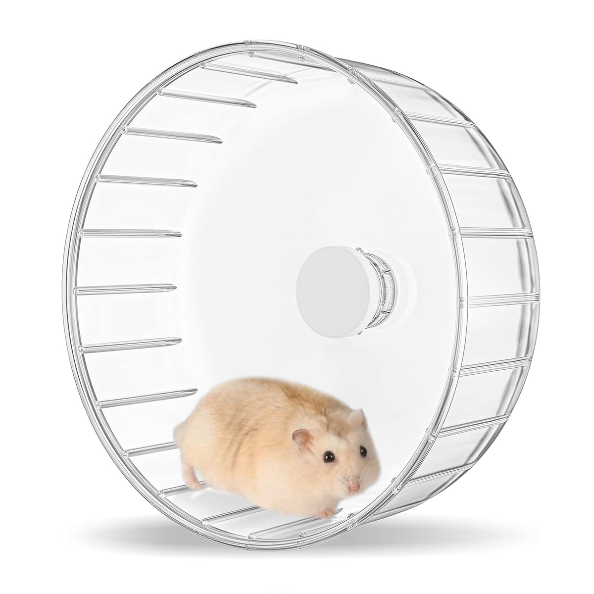 Bucatstate Hamster Wheel Silent, 5.5In Hamster Exercise Wheels Basic- Quiet Spinner Hamster Running Wheels For Gerbil Dwarf Syrian Hamster Rat Mice