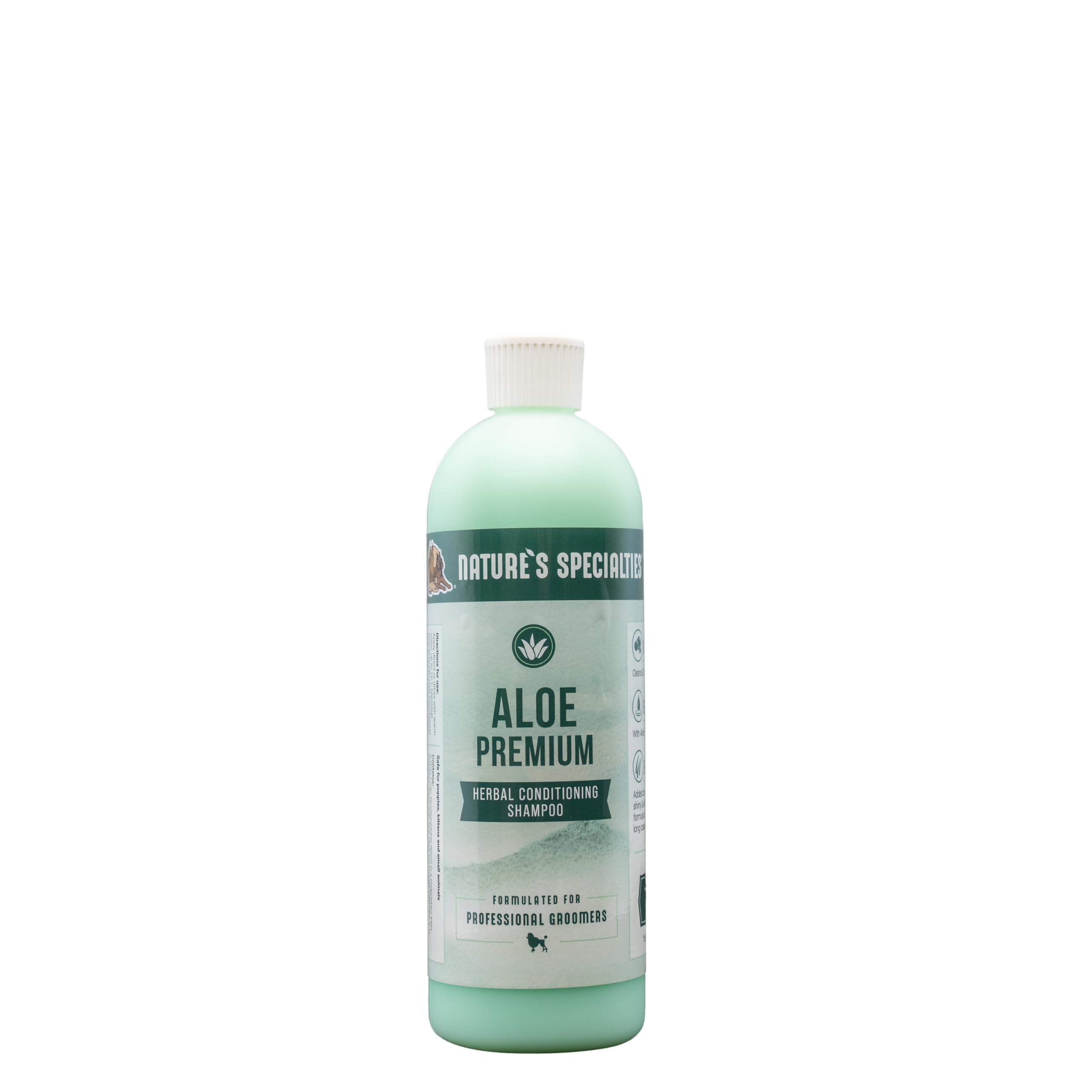 Nature's Specialties Aloe Premium Ultra Concentrated Dog Shampoo Conditioner for Pets, Makes up to 2 Gallons, Natural Choice for