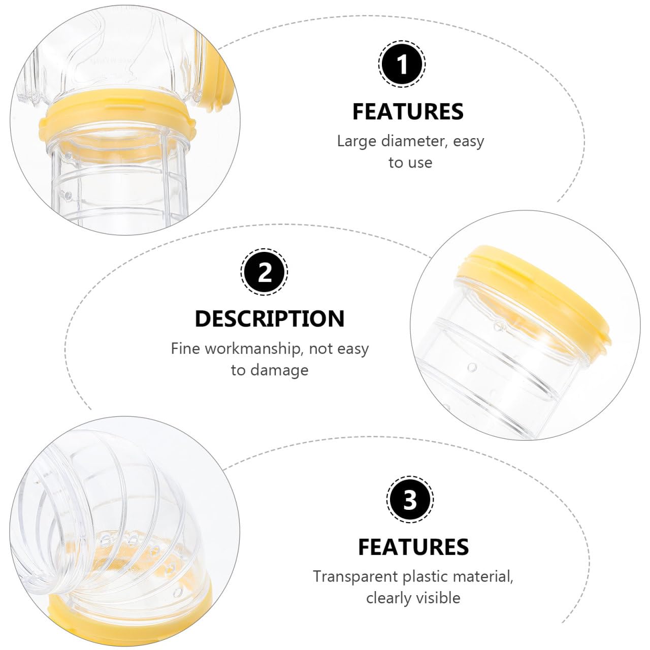 3 Sets Diy Transparent Hamster Tube - Small Animals Playground Exercising Toys