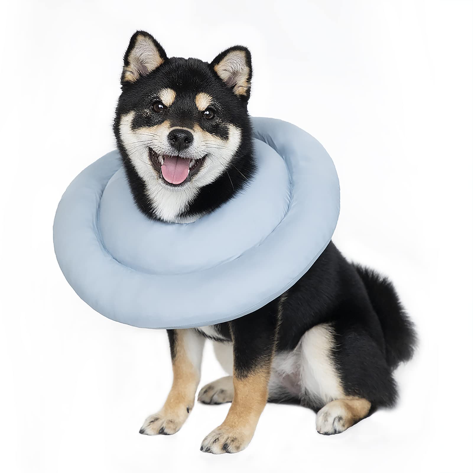 Dog Cones for Medium Dogs,Comfortable Adjustable Soft Dog Cone Alternative After Surgery,Elizabethan Donut Collar for Medium Dog