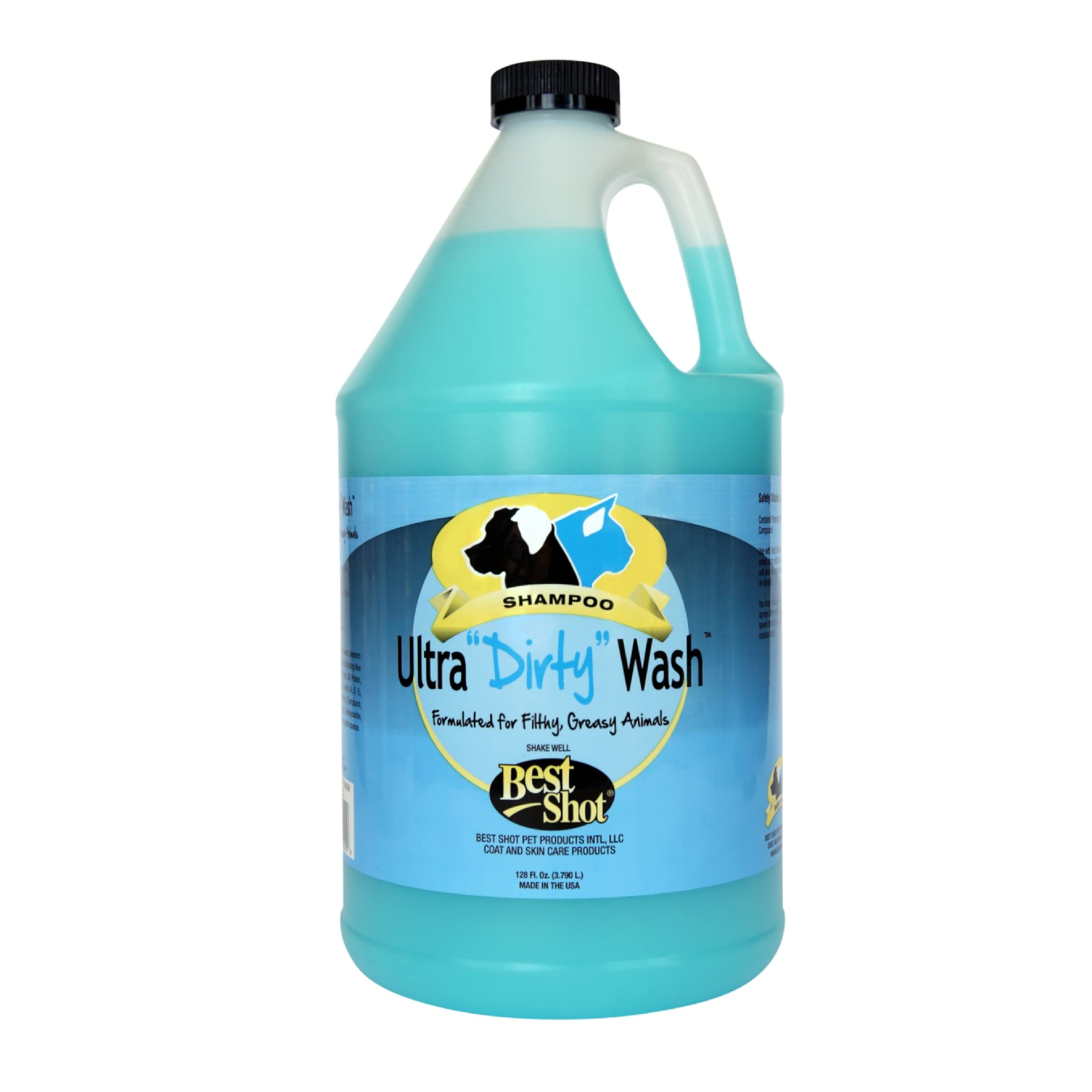 Best Shot Ultra Dirty Wash Shampoo, Coat And Skincare Product For Dogs And Cats, Soap-Free, Quick-Rinsing, Refreshing Agree Musk