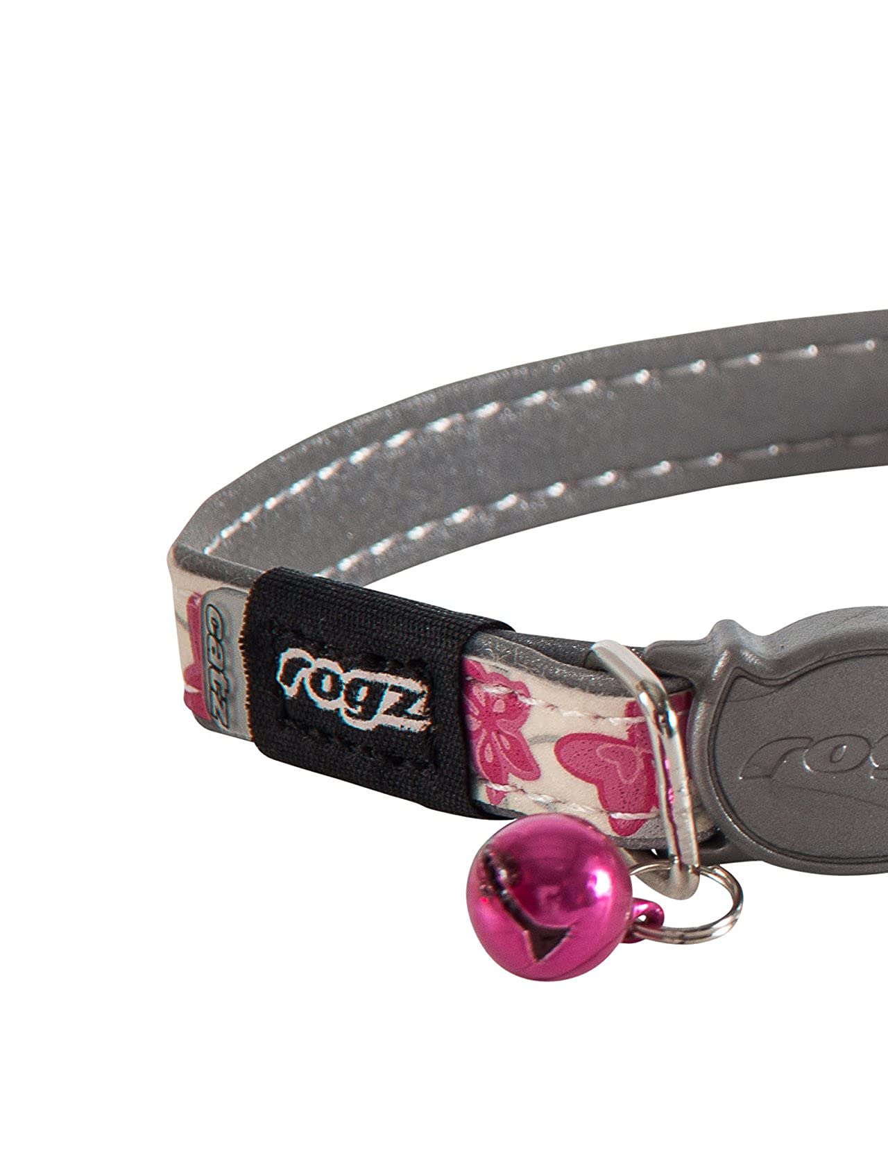 Rogz Glowcat Cat Collar With Safety Buckle Kitten/X-Small - Blue