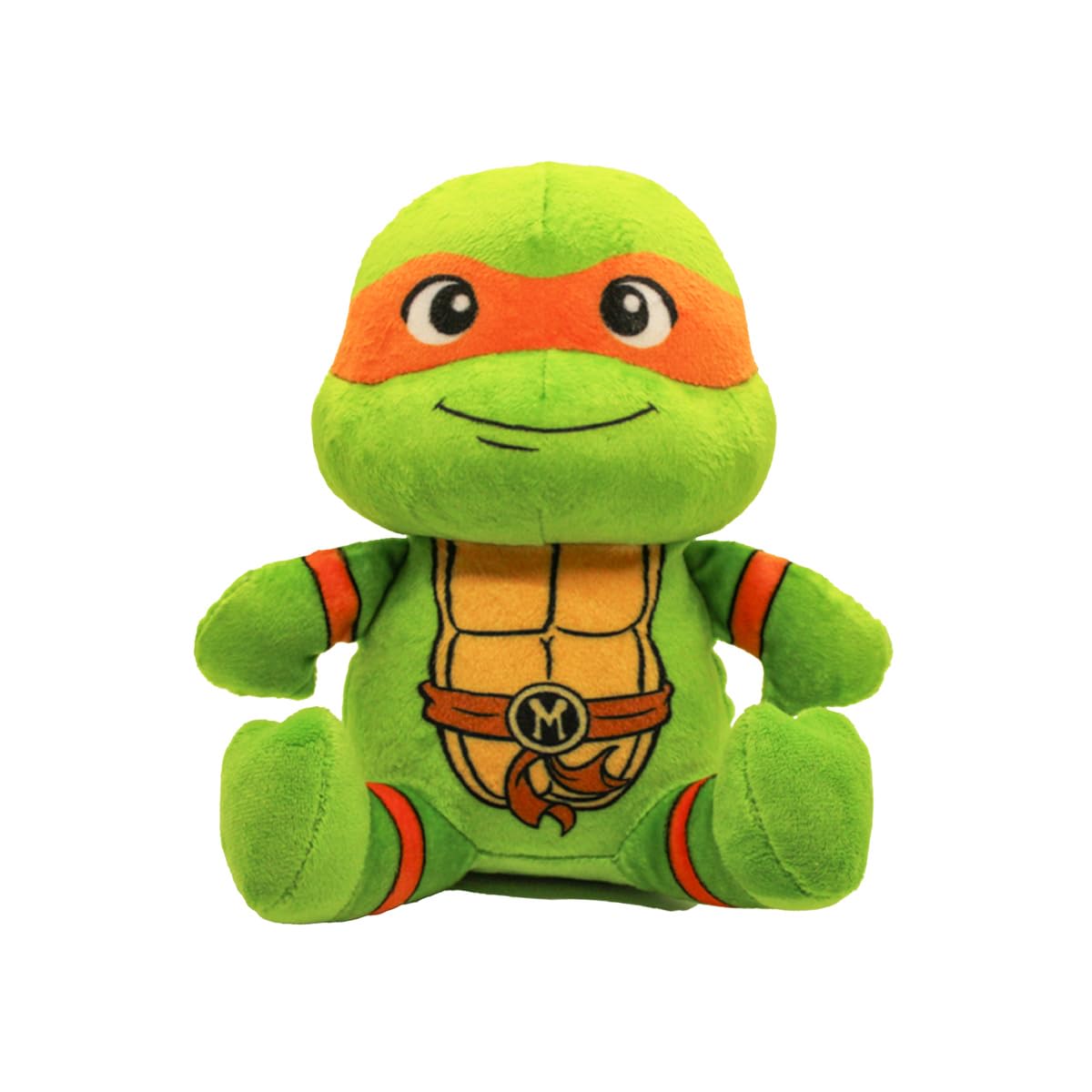 Design Lab, Inc. Teenage Mutant Ninja Turtle Official Merchandise | Tmnt Toys | Squeaky Plush Dog Toy | Michelangelo | Great For