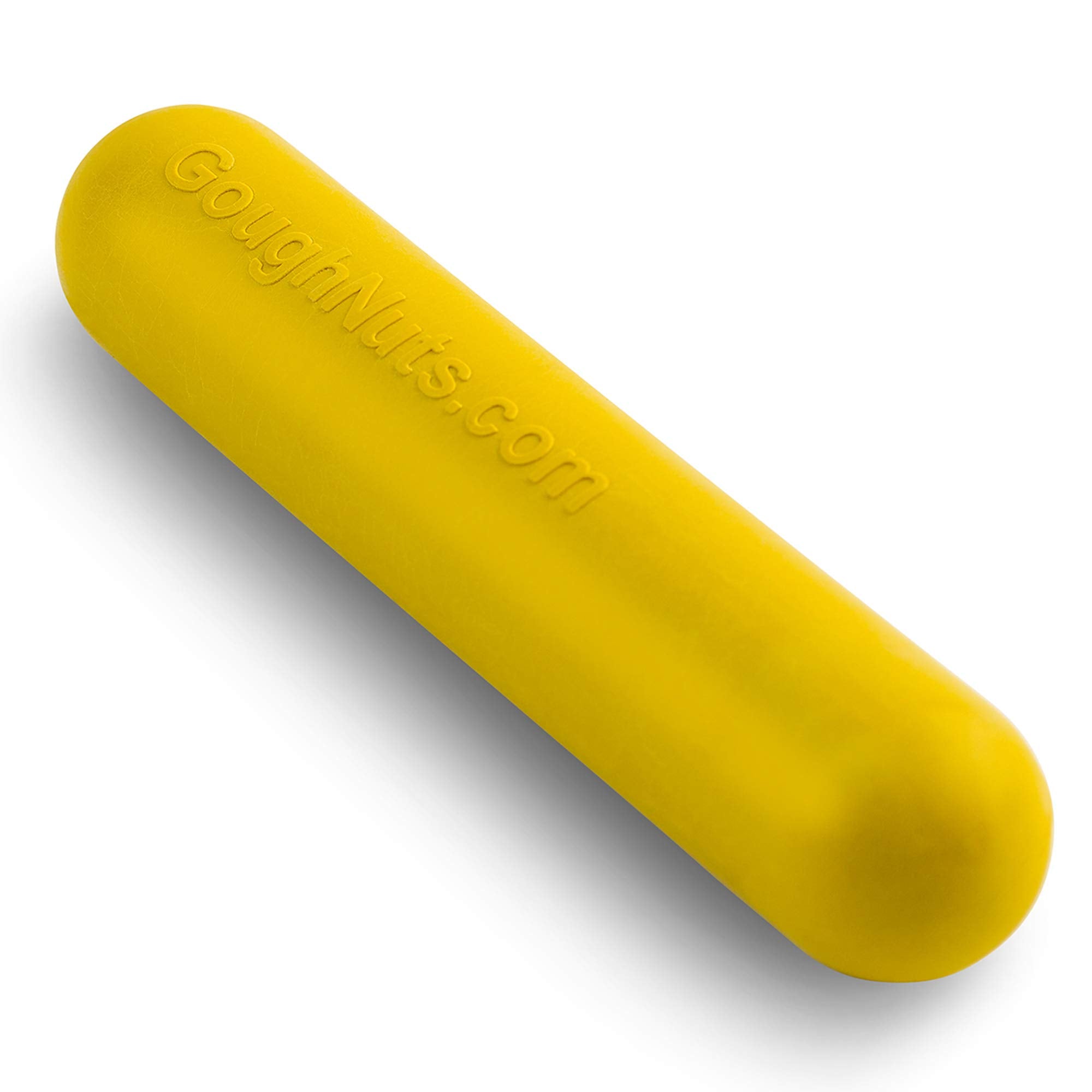 Goughnuts - Dog Toys For Aggressive Chewers | Virtually Indestructible Dog Toy Stick For Small Breeds | Heavy Duty Dog Toy | Yel