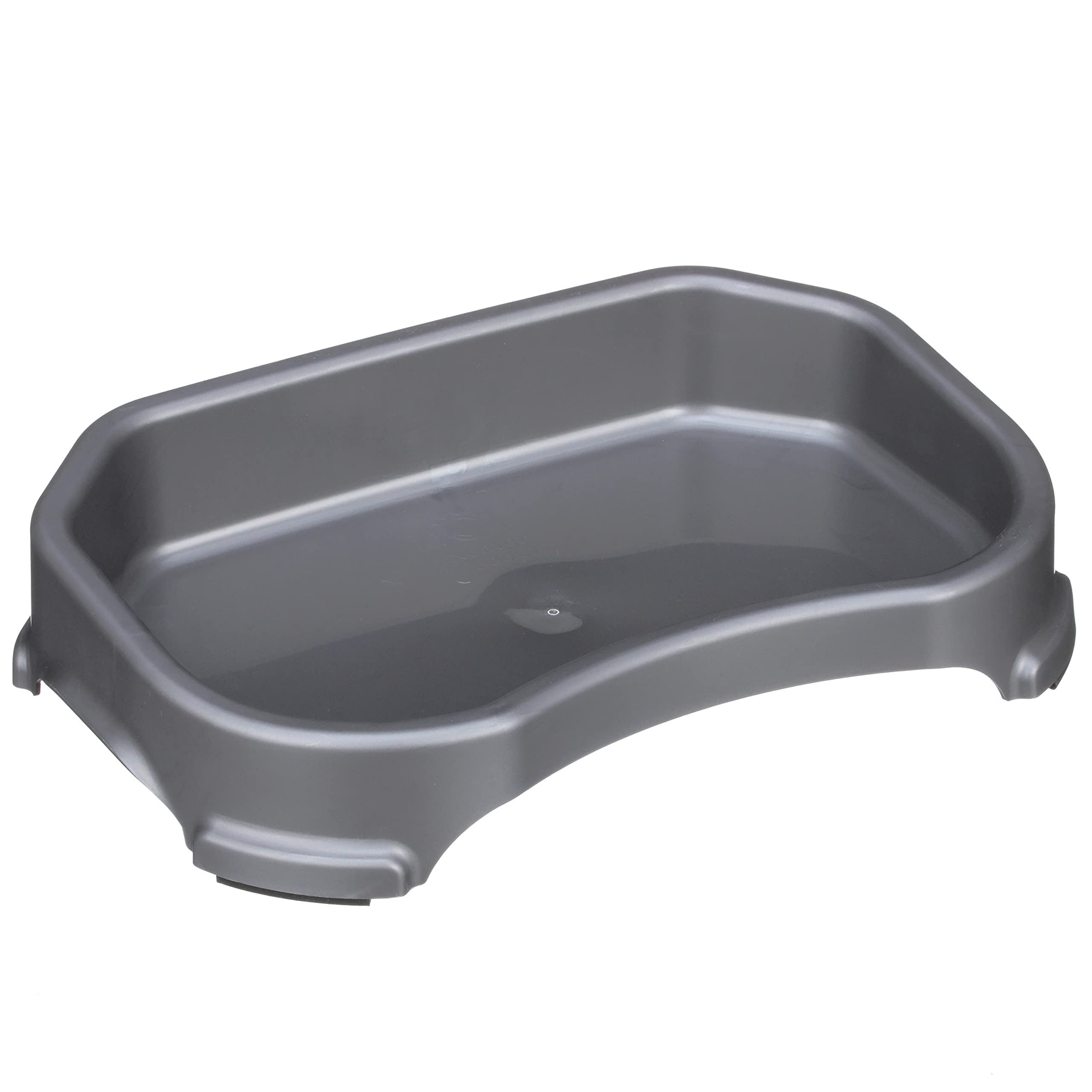 Neater Pet Brands Big Bowl - Extra Large Bowl for Cats or Small Dogs - Large Surface Area (8 Cups Capacity, Gunmetal Grey)