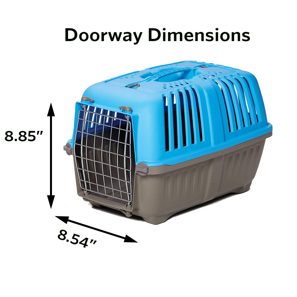 Midwest Pet Carrier: Hard-Sided For Dogs, Cats - 20.7L X 13.2W X 14.1H In - For Small Breeds, Travel