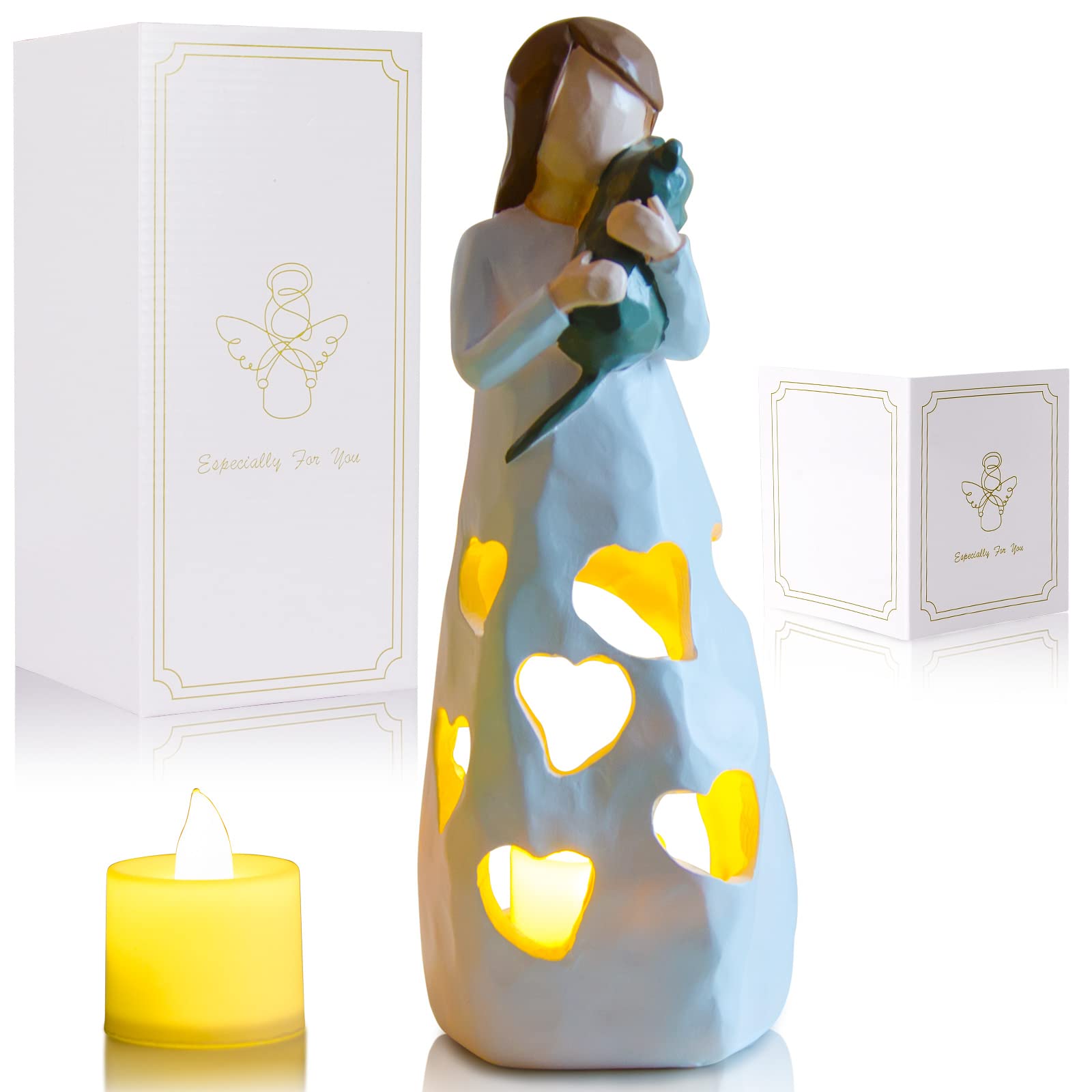 Kyoryuger Cat Mom Memorial Statue Memorial Gifts For Loss Of Cat Loss Sympathy Gift, Remembrance, Bereavement Gifts