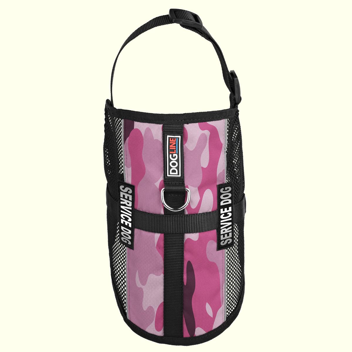 Dogline Maxaire Vest Service Dog Removable Patch Adjustable Harness Reflective With Service Dog Id Card For Puppies Small Medium And Large Dogs 22 By 29 Inch Pink Camo