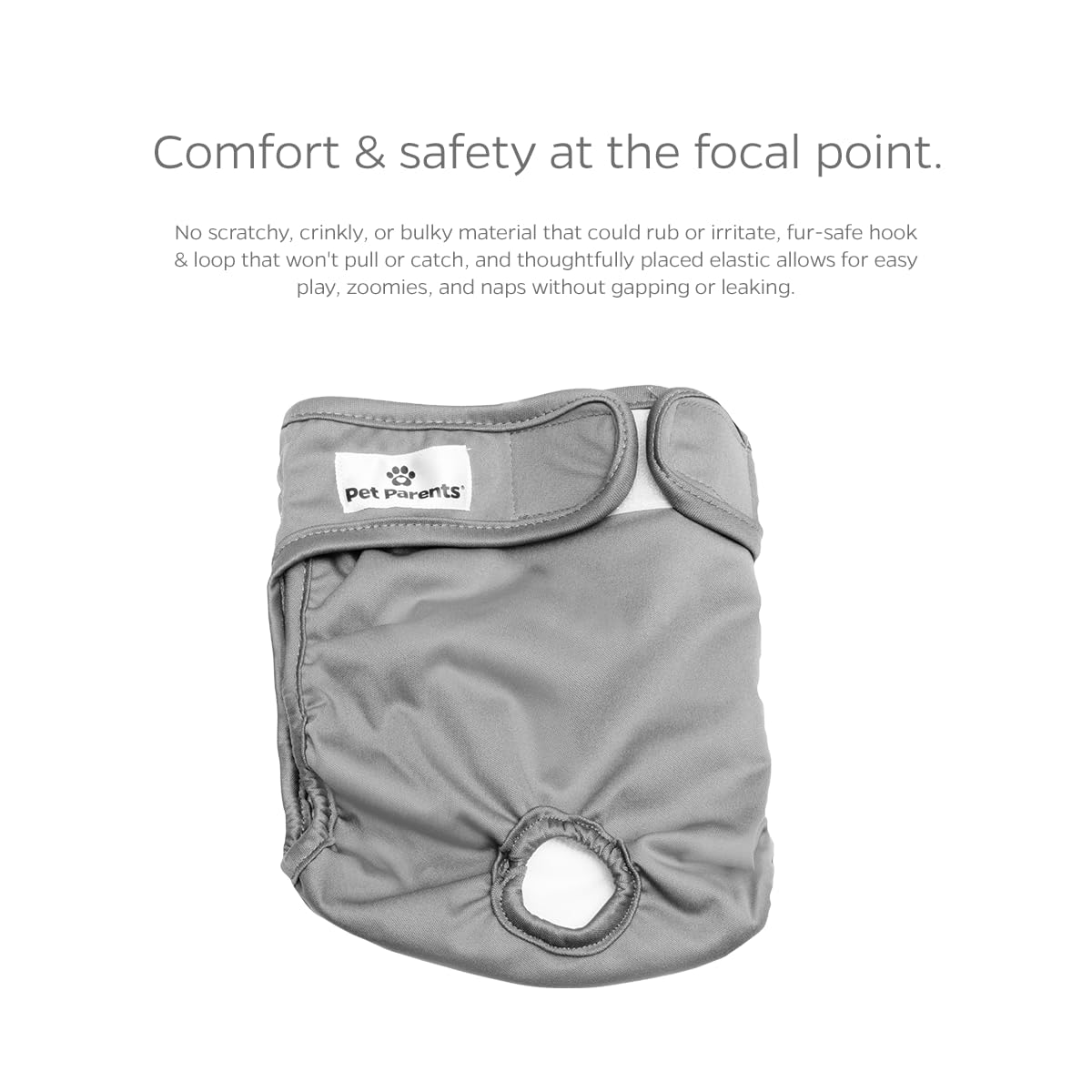 Pet Parents Washable Dog Diapers (3Pack) + Extendrs Of Durable Doggie Diapers, Premium Dog Diapers Female (X-Large, Natural)