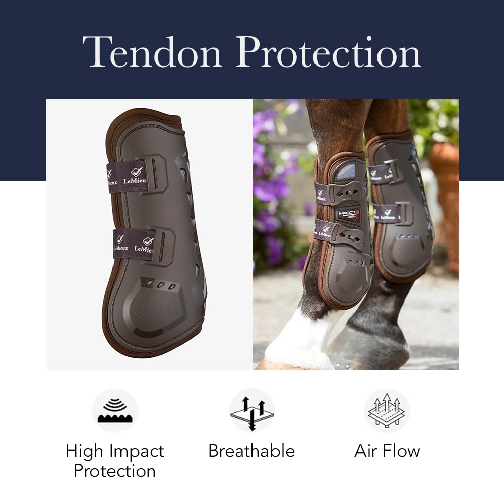 Lemieux Impact Responsive Horse Tendon Boots - Protective Gear And Training Equipment - Equine Boots, Wraps & Accessories - Tend