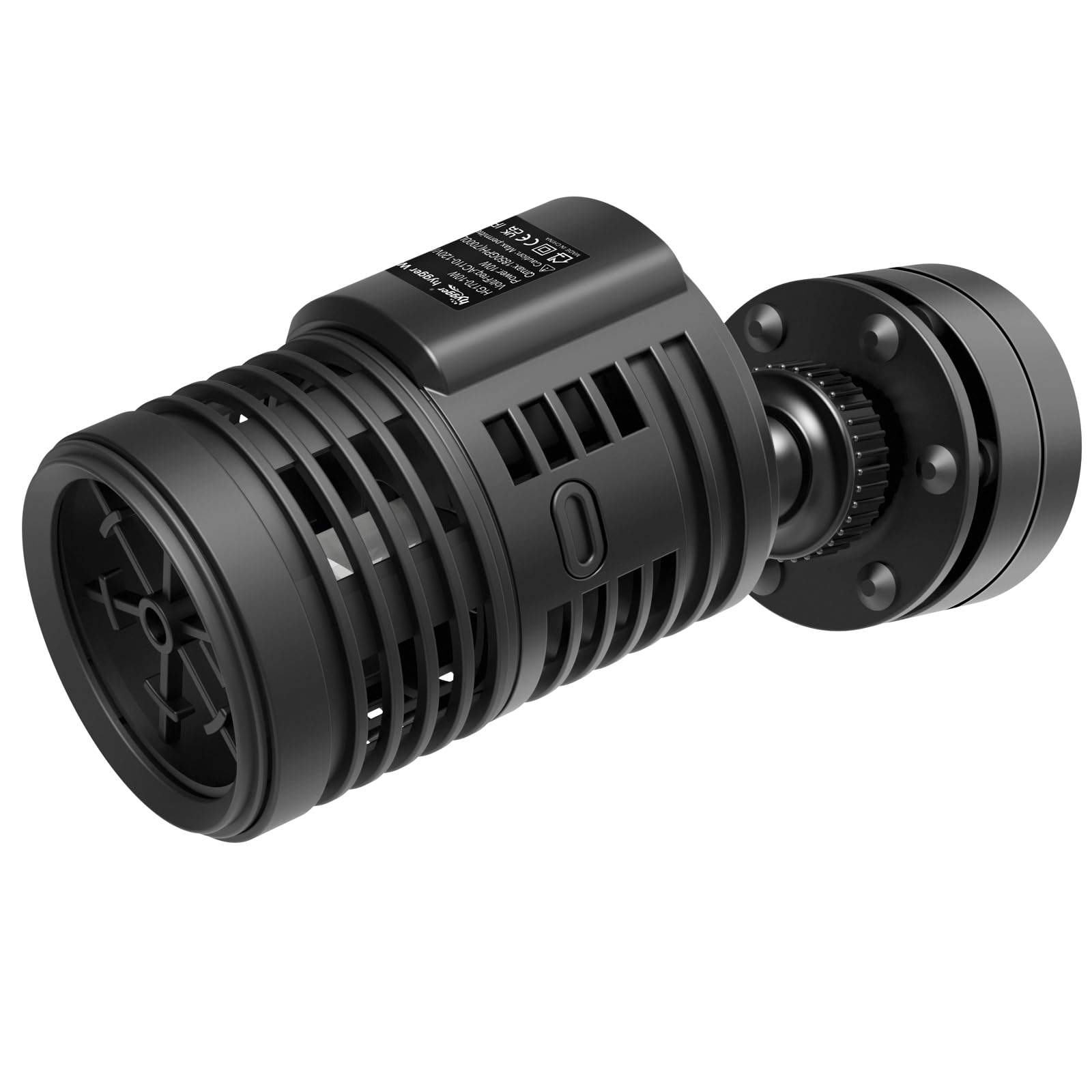 hygger 1850GPH Aquarium Wave Maker Pump with Strong Magnetic Suction Base, Ultra-quiet 360 Degree Rotating Submersible Power Hea
