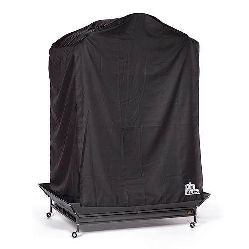PH Prevue Hendryx Extra Large Black Bird Cage Cover - 50L x 40W x 69H, Model 12506, Durable Protection for Birds