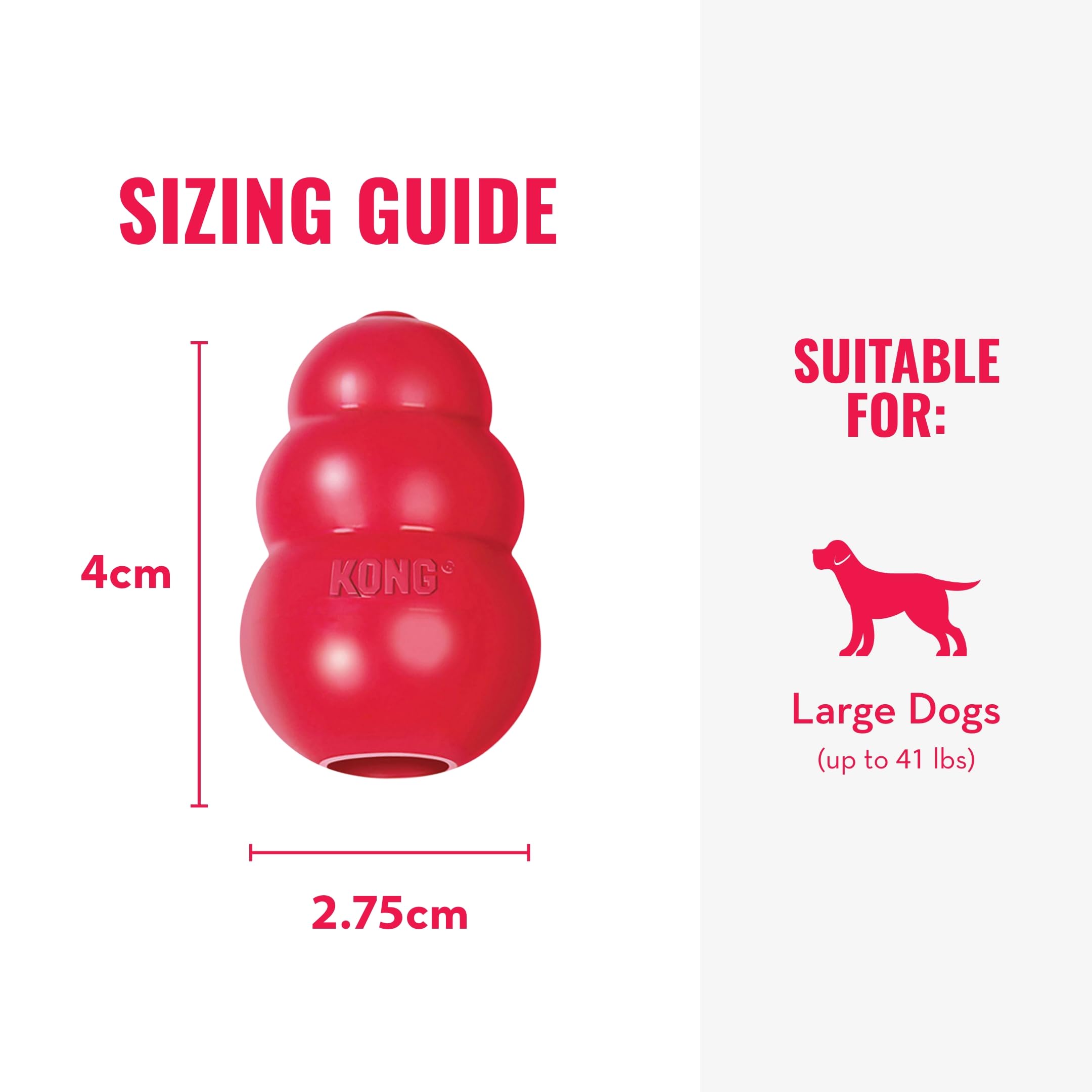 KONG Classic & Wild Knots Bear Combo Pack - Unique & Fun Dog Toys for Hours of Play - Classic Toy Can Be Stuffed with Dog Treats