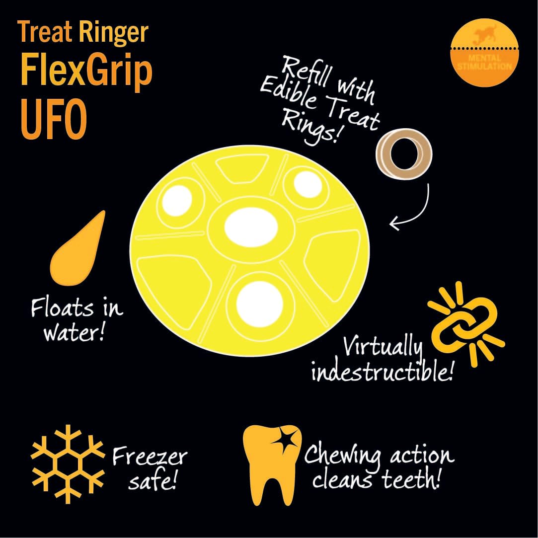Starmark Treat Ringer Flexgrip Ufo Medium