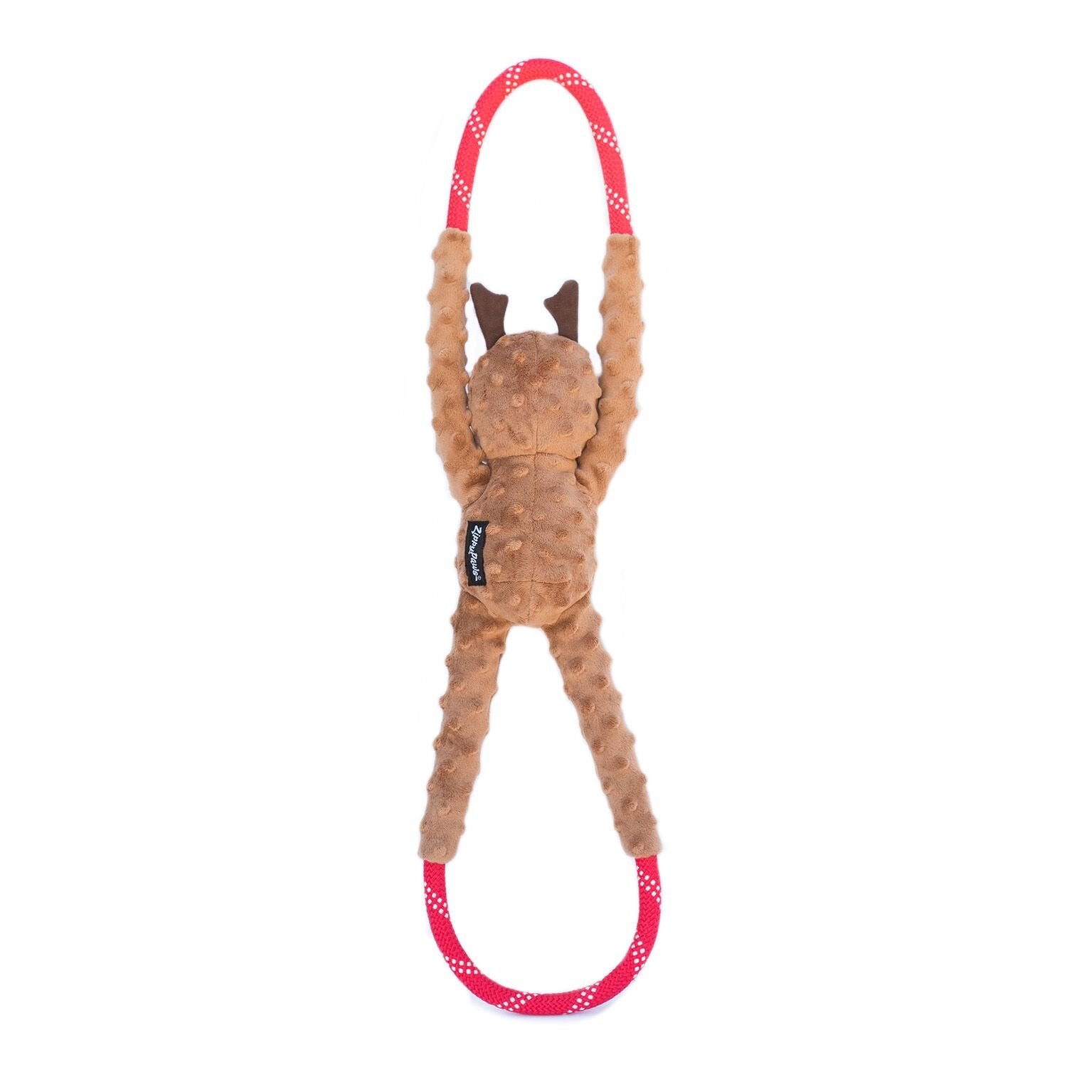 Zippypaws Animal World Ropetugz Reindeer Zp679 Dog Toy