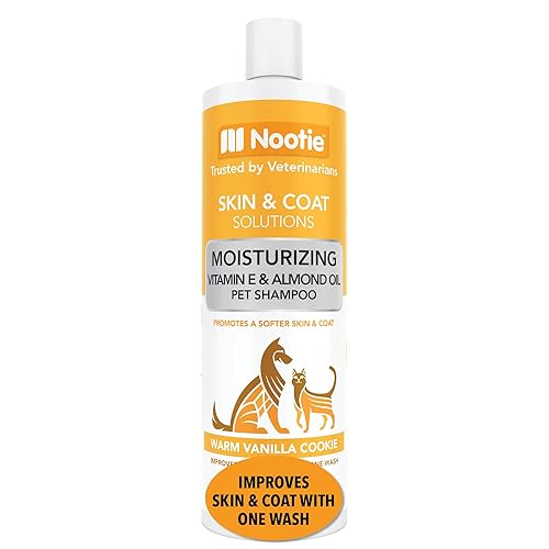 Nootie - Pet Shampoo For Sensitive Skin - Revitalizes Dry Skin & Coat - Natural Ingredients - Gentle Dog Shampoo - Cleans & Conditions,16 Oz