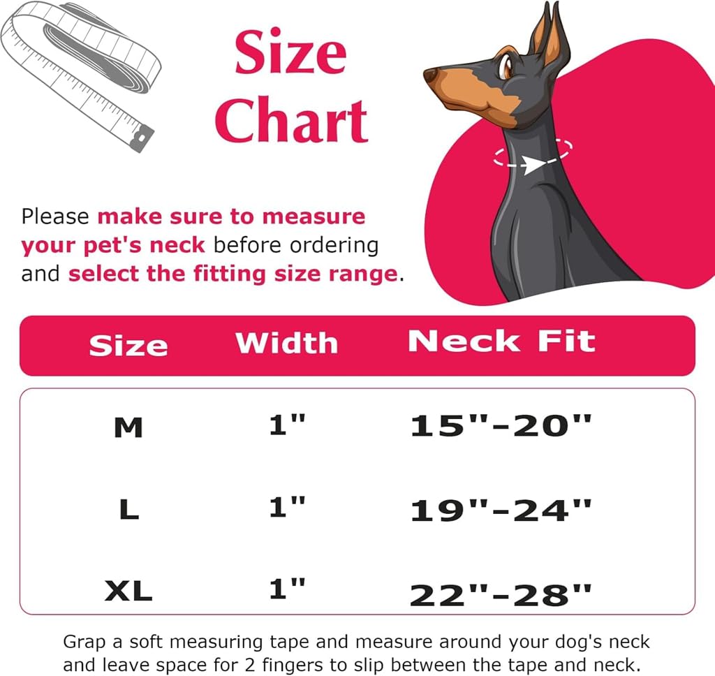 Martingale Dog Collar For Medium Dogs,Stainless Steel Chain Martingale Collar For Dogs, No Pull Slip Cinch Choker Choke Heavy Du