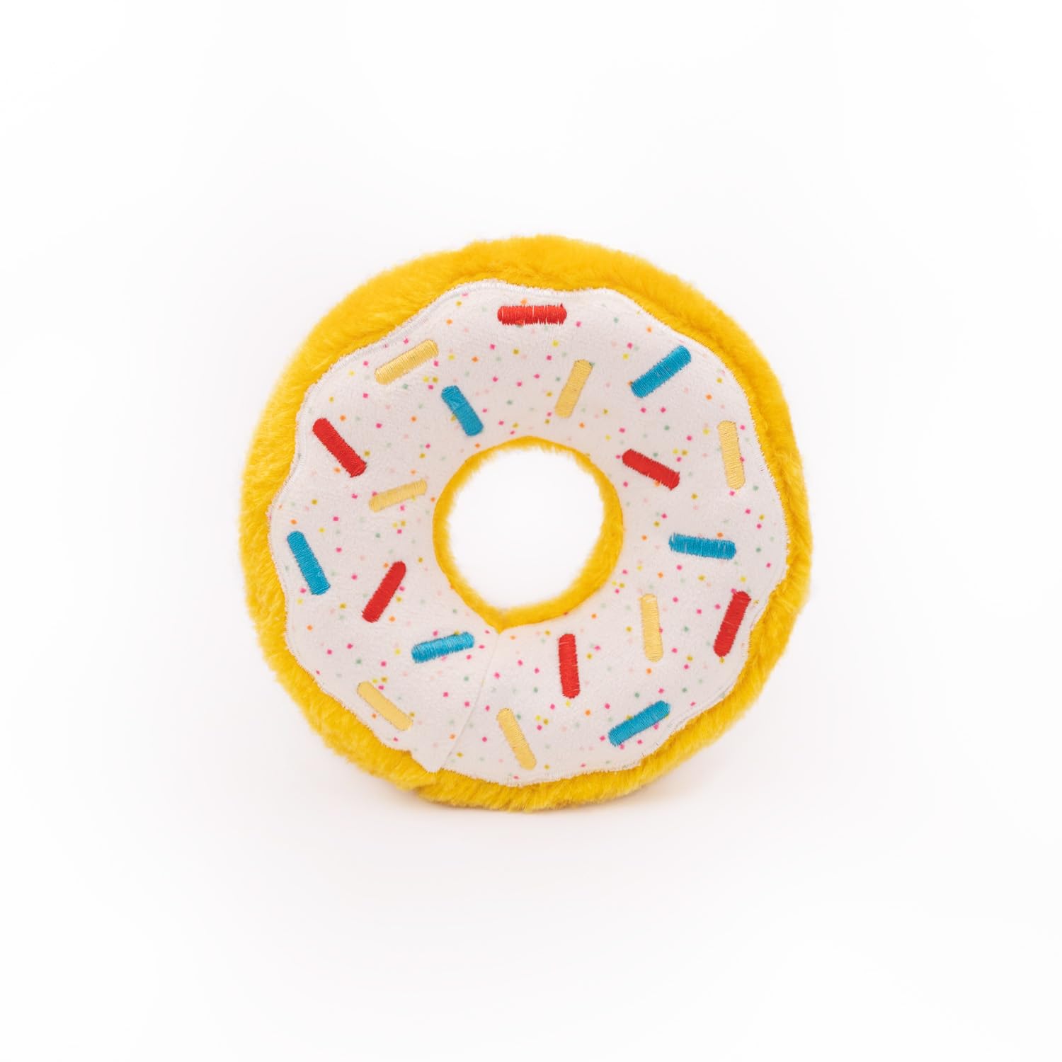 Zippypaws Birthday Gifts For Dogs - Birthday Donutz Plush Squeaky Toy With Polkadots & Sprinkles, Dog Birthday Party Supplies For Boys & Girls