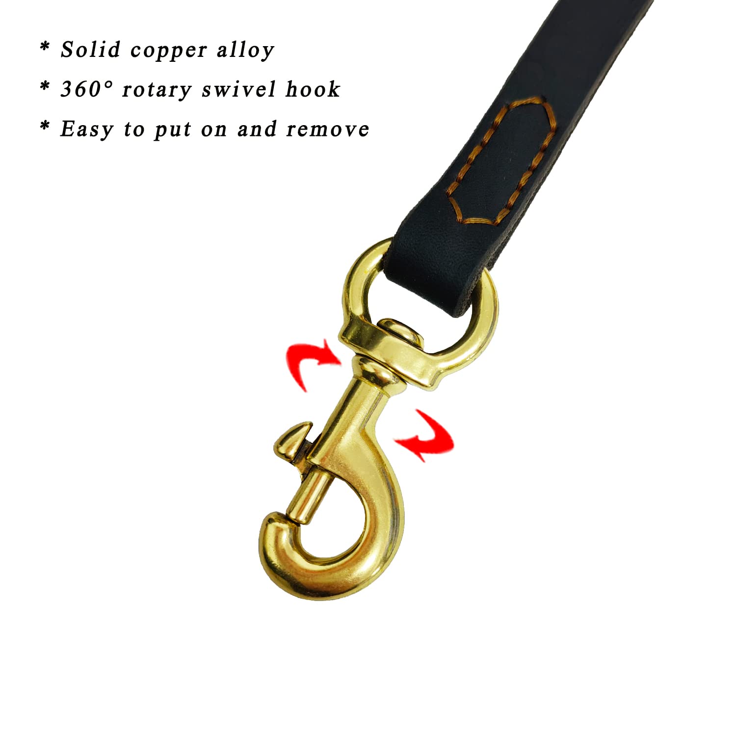 Lwbmg Leather Short Dog Leash 12 Inch Short Dog Traffic Lead Leash For Large Dogs Training And Walking Black