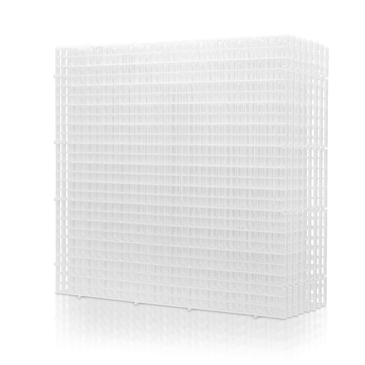 Linlan 8 Pieces 11.8X11.8In (30X30Cm) Aquarium Grid Plastic, Fish Tank Divider, Egg Crate For Diy Filtration And Bottom Protecti
