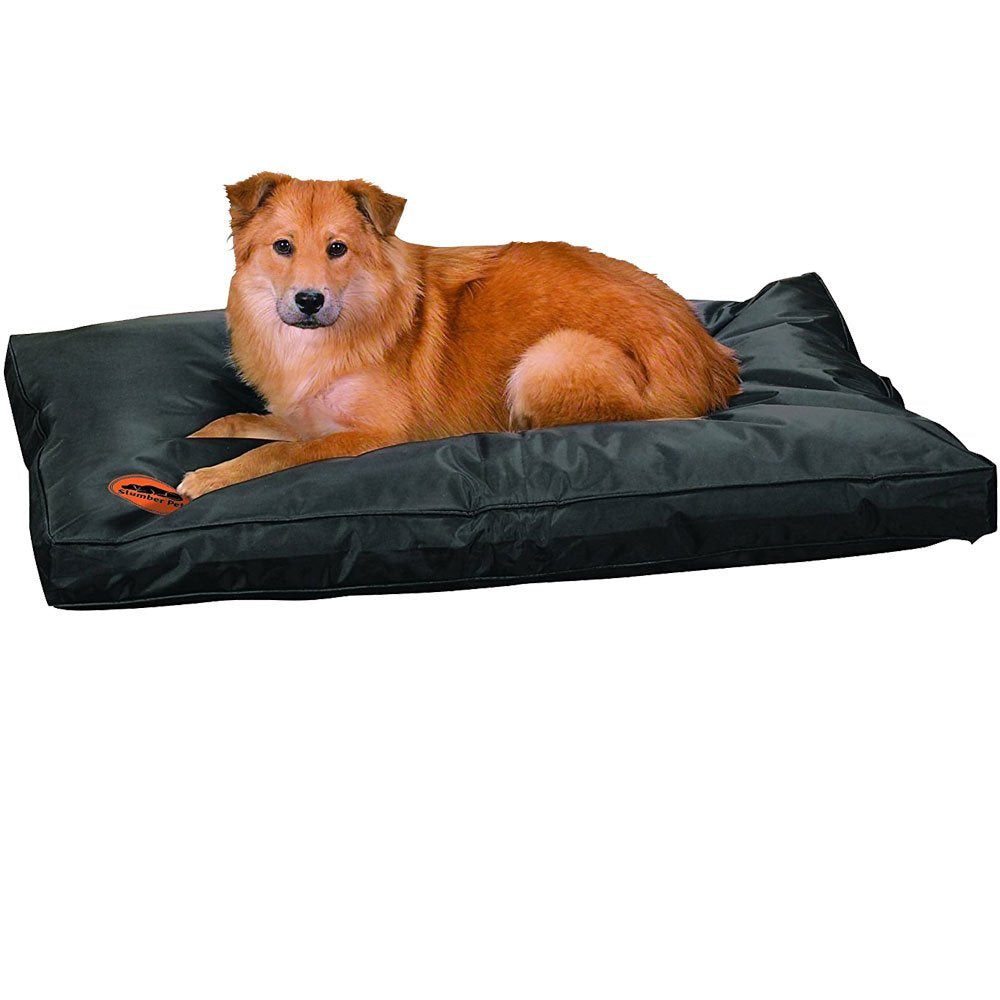 Slumber Pet Toughstructable Beds - Stain-, Odor-, And Water-Resistant Ultra-Durable Nylon Beds For Dogs - Large, 42', Black