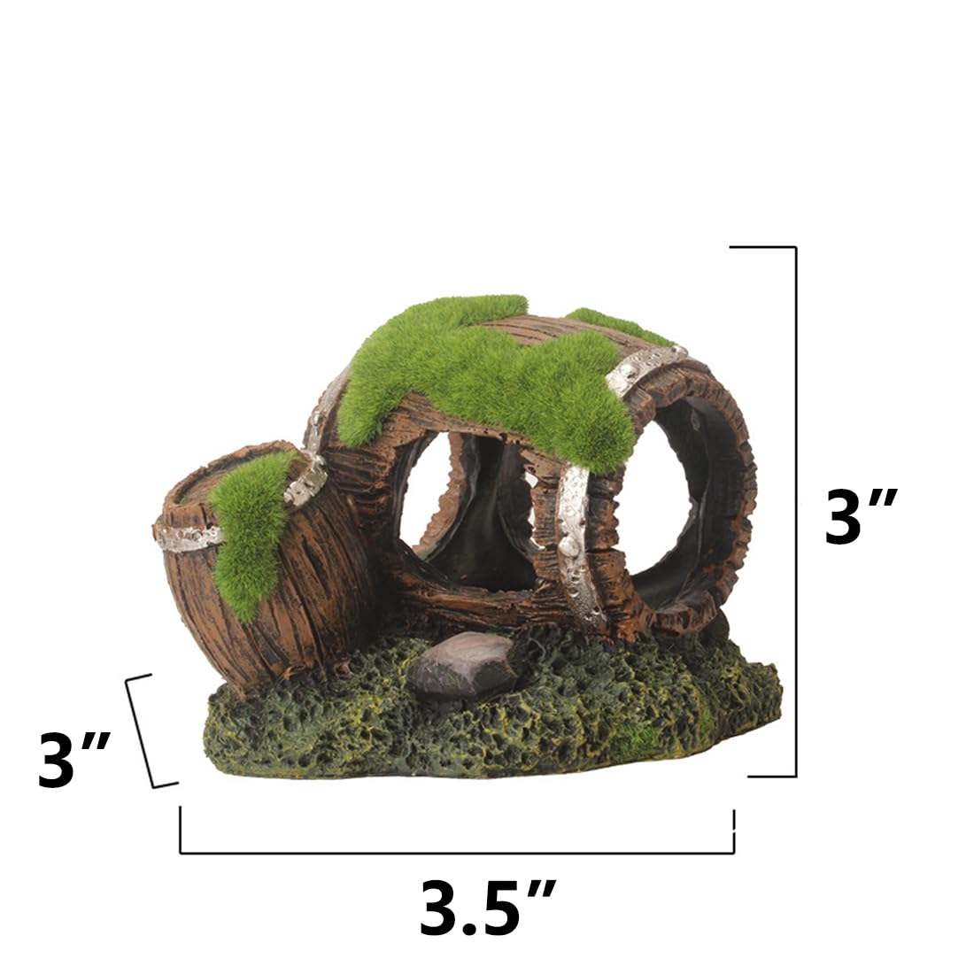 TANOMA Betta Fish Cave Aquarium Hideout, Aquarium Tank Decor Accessories, Fish Tank Ornament Small