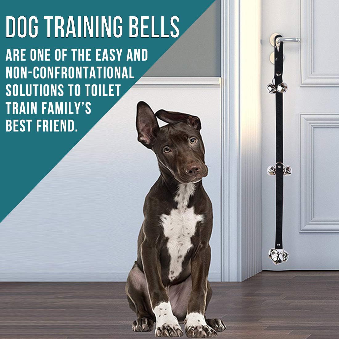 Bluetree 2 Pack Dog Doorbells Premium Quality Training Potty Great Dog Bells Adjustable Door Bell Dog Bells For Potty Training Y