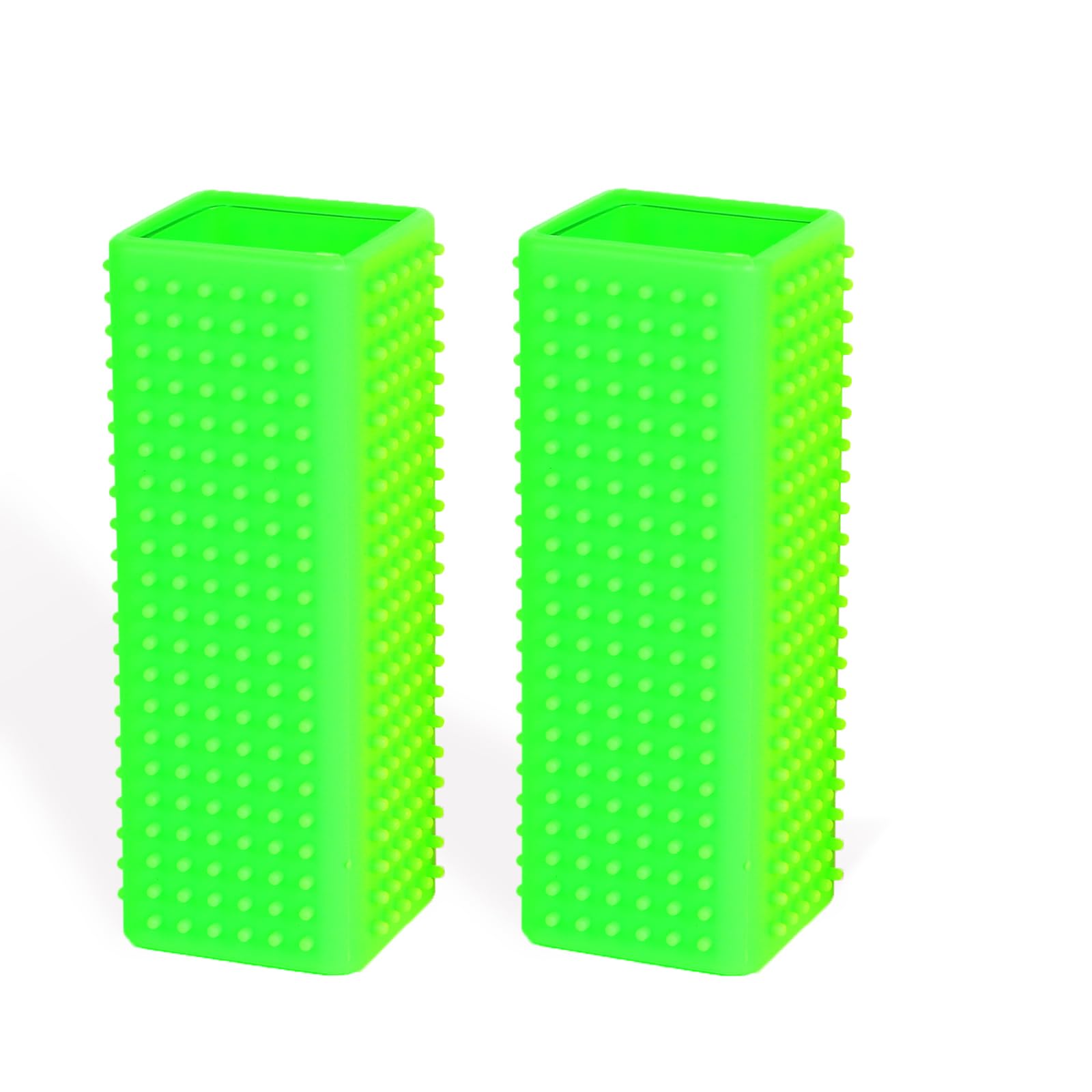 2Pcs Pet Dog Cat Hair Remover, Pet Hair Removal Tool, Hollow Cleaner Brush For Car,Interior, Furniture, Sofa (Green And Green)