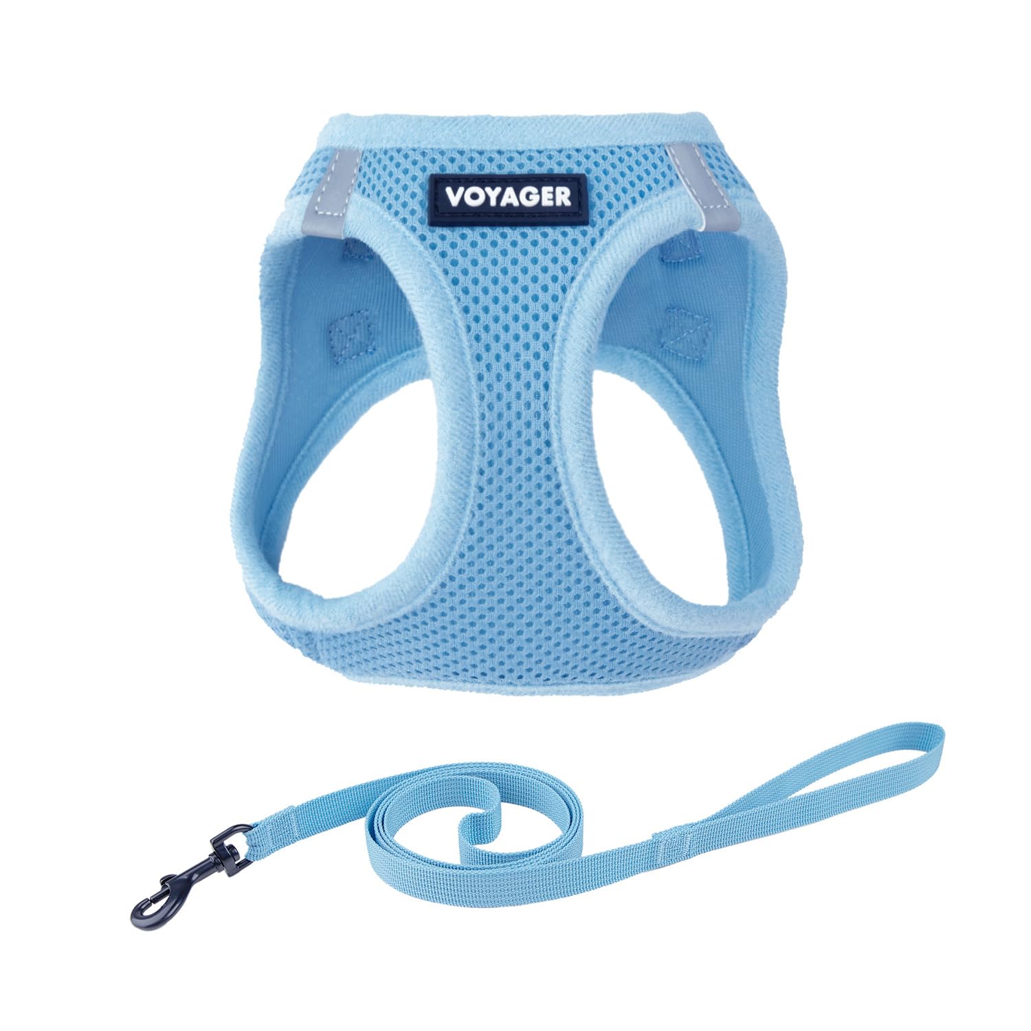 Voyager Step-in Pet Harness - All Weather Mesh, Adjustable Step in Harness for Cats and Dogs by Best Pet Supplies - 307S Baby Bl