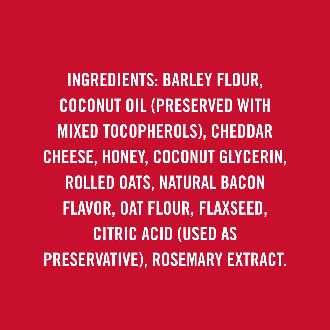 What's Barking Soft Bites - Premium Dog Treats, Natural Ingredients, Cheddar Bacon, 6 oz