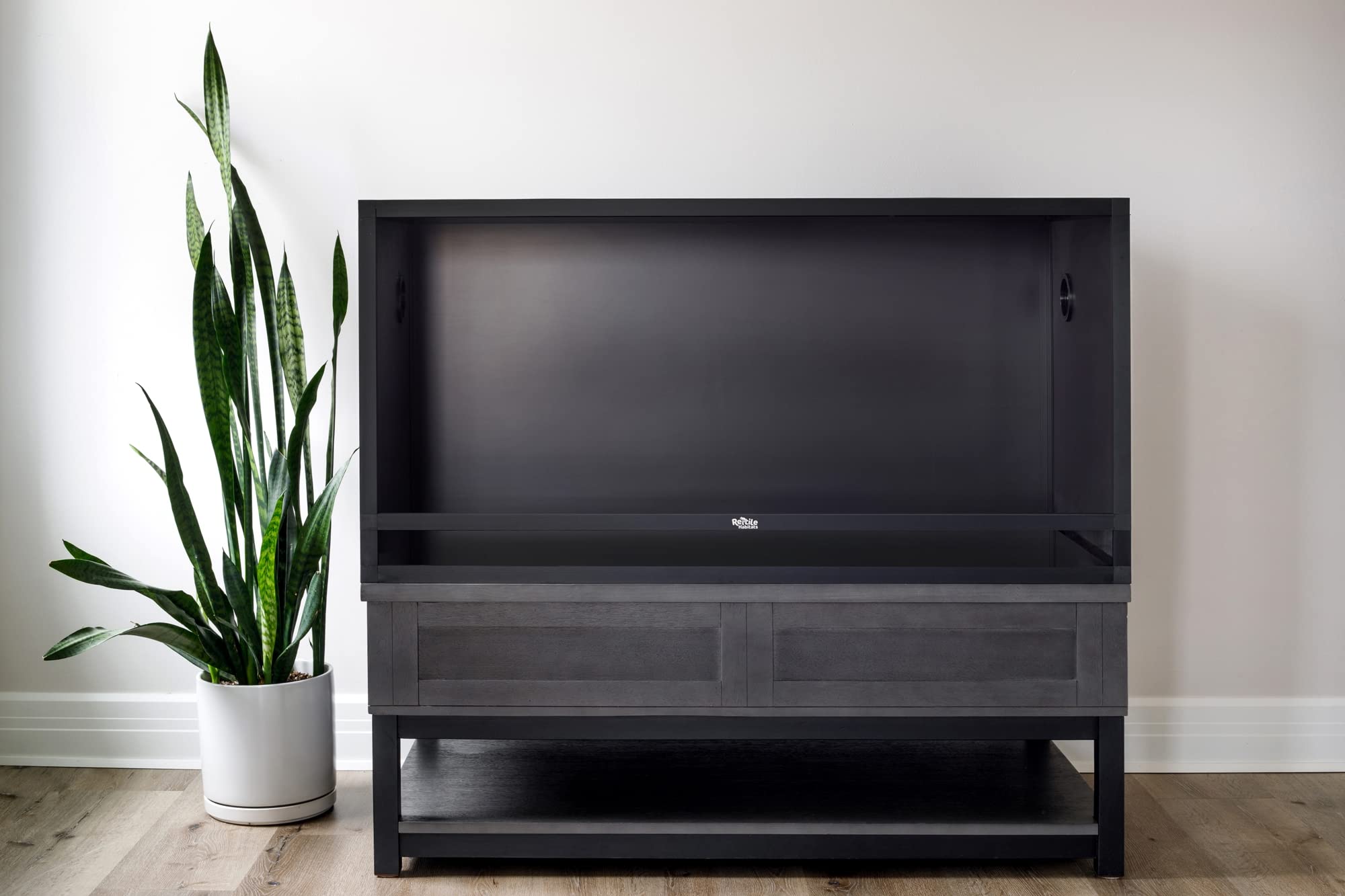 Reptile Habitats 4X2X2 (120 Gallon) Bearded Dragon Enclosure V2 Pvc Panels, Glass Doors, Lightweight, Easy To Assemble, Heavy Du