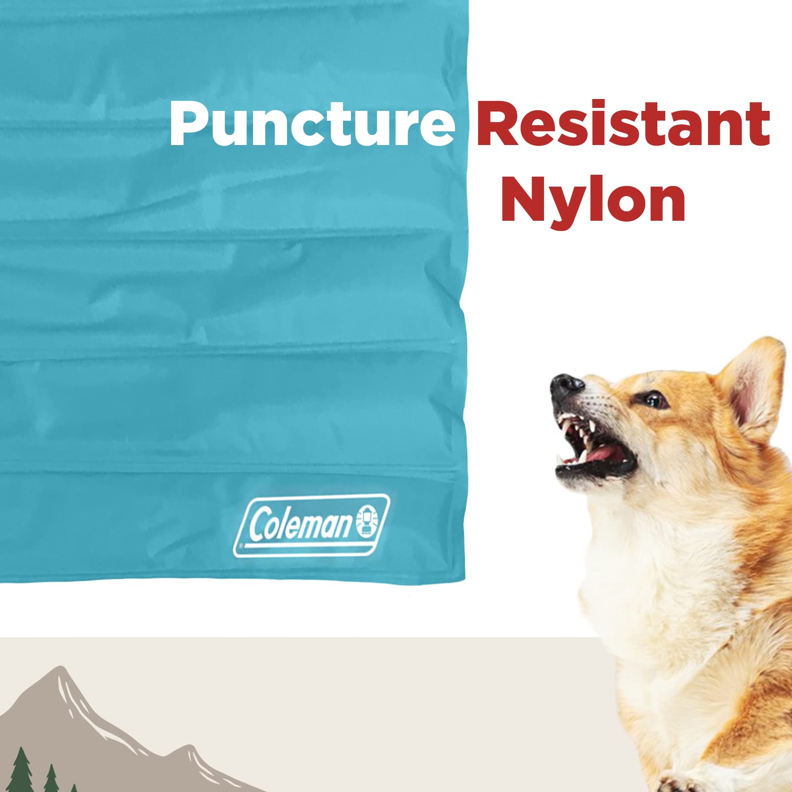 Coleman Comfort Cooling Gel Pet Pad Mat In Large 20'X36', For Large Pets