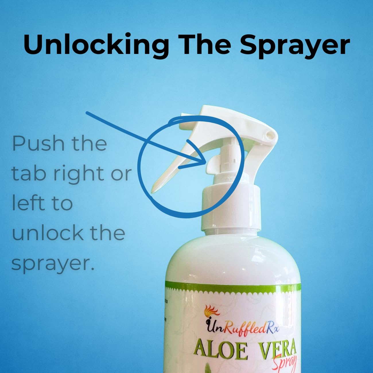 UnRuffledRx™ Aloe Vera Bird Spray - 8oz Moisturizing Mist, Bird-Safe, Gentle Daily Use, Natural & Odor-Free, Made in USA